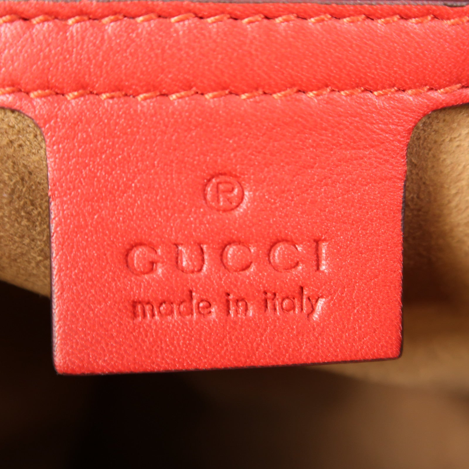 GUCCI 塗層帆布/皮革GG Supreme 2 Way Shoulder Bag金扣手挽肩背兩用袋