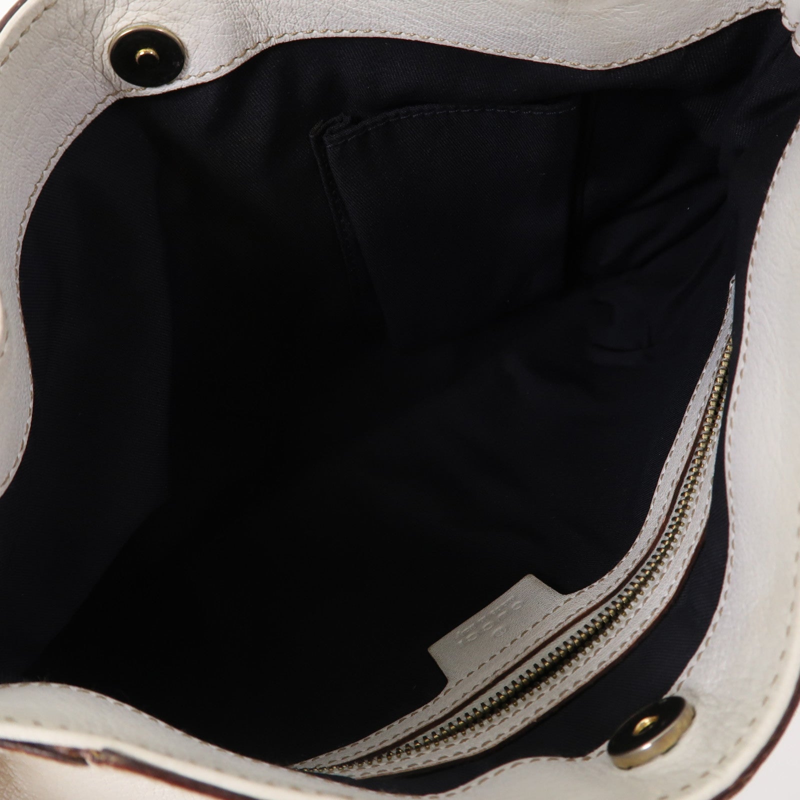 GUCCI 牛皮皮革Shoulder Bag金扣肩背袋白色