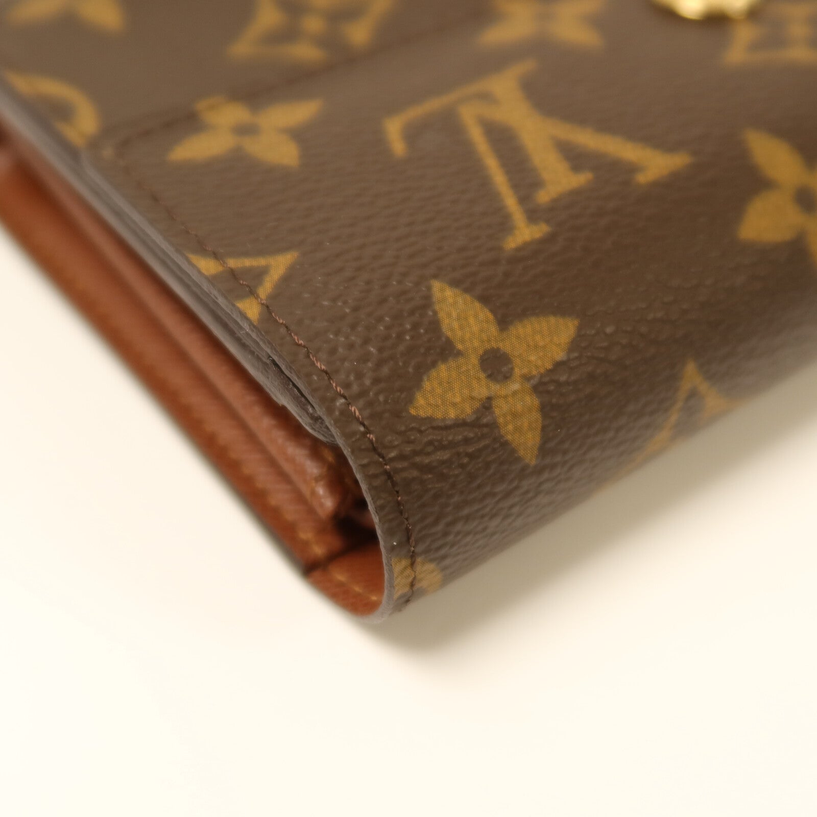LOUIS VUITTON Monogram Portefeuille Alexandra Wallet金扣錢包