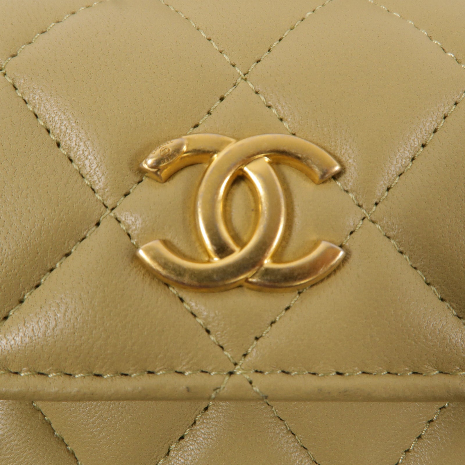 CHANEL 羊皮皮革Chain Shoulder鏈帶手挽肩背兩用袋