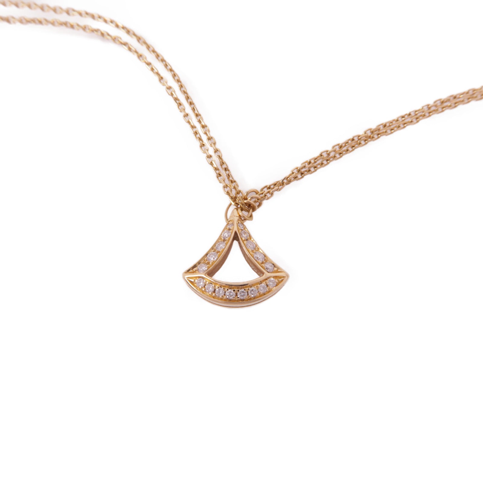 BVLGARI 18K玫瑰金Divas' Dream Bracelet鑽石手鏈