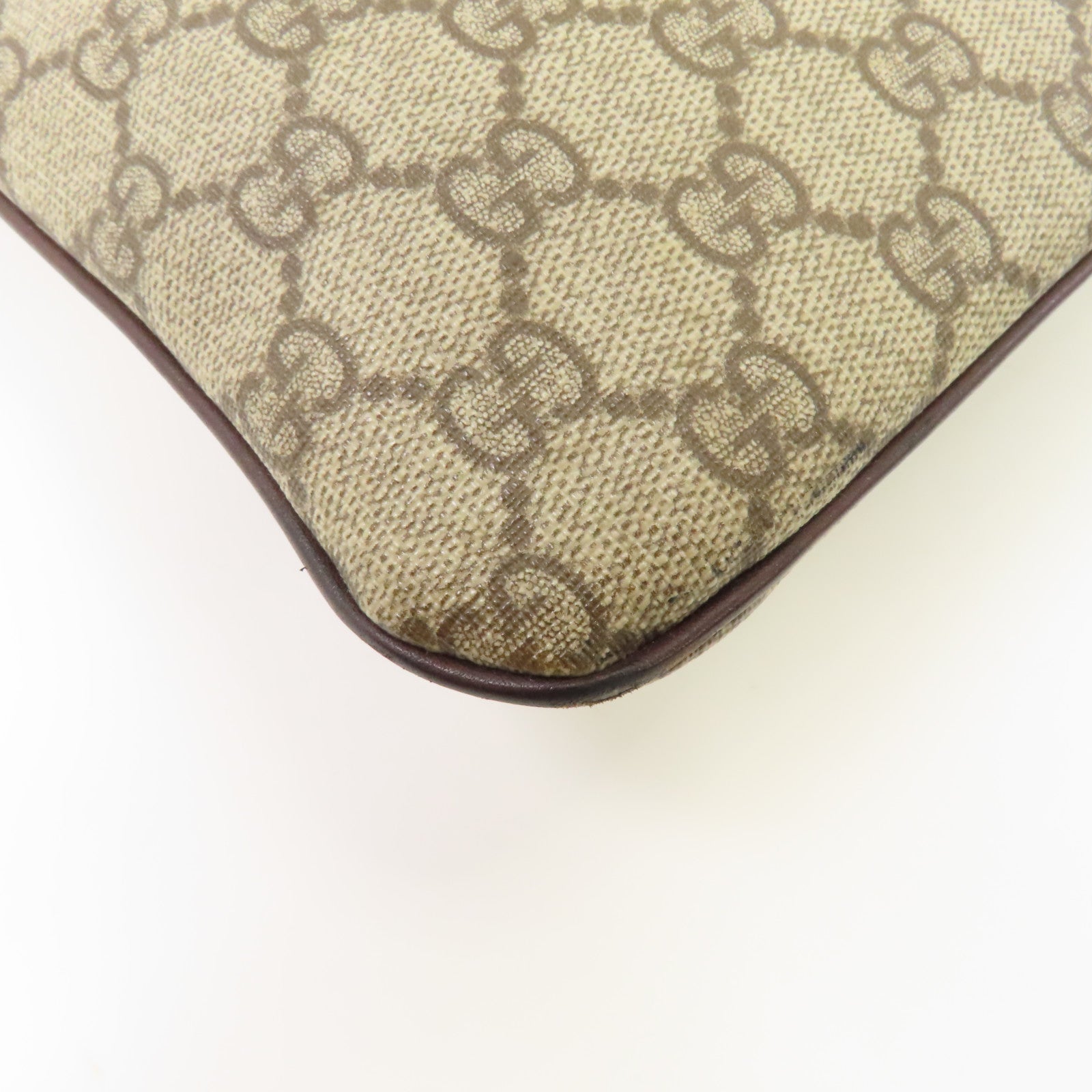 GUCCI 塗層帆布Tote Bag銀扣手挽袋灰色