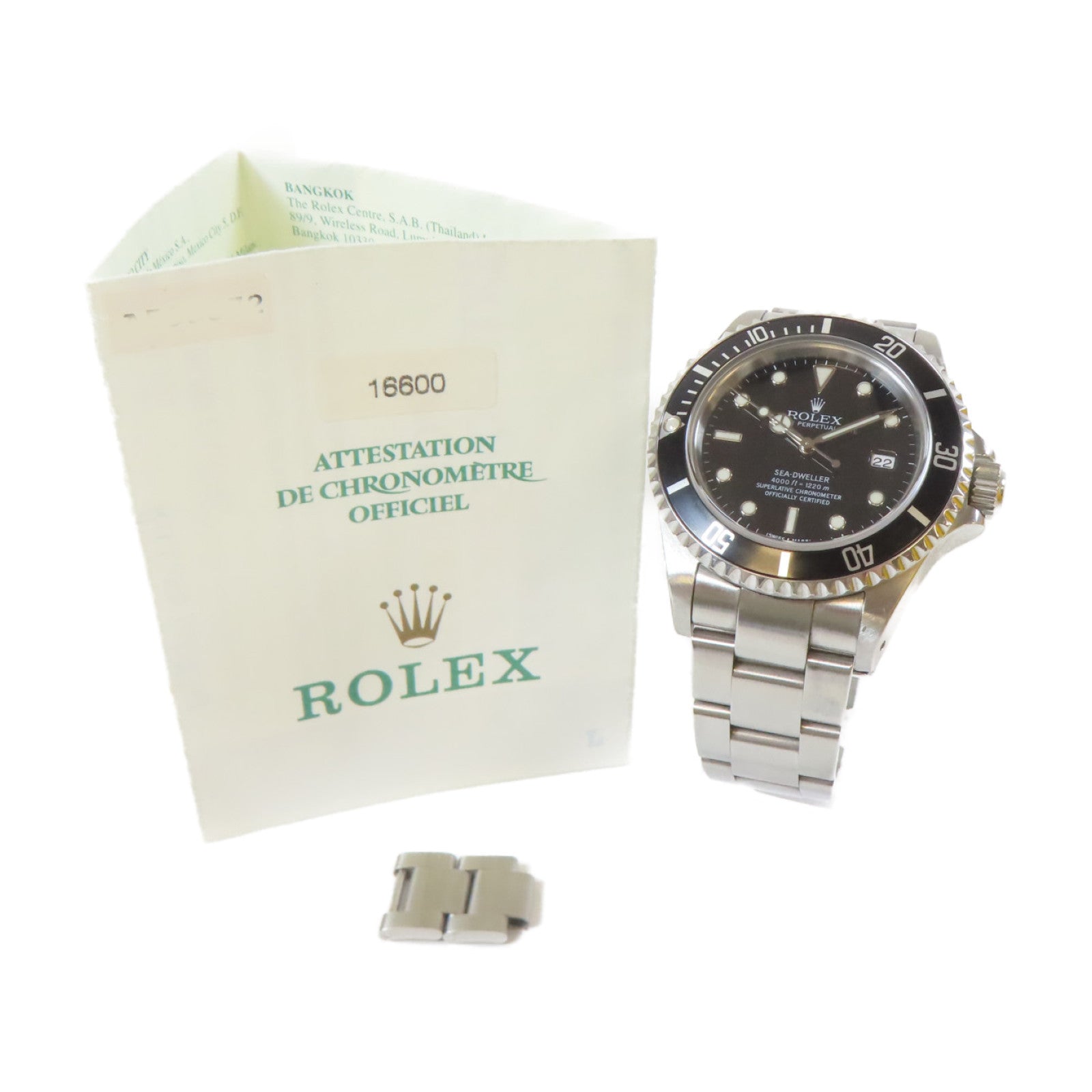 ROLEX Sea Dweller不鏽鋼手錶自動機芯黑色