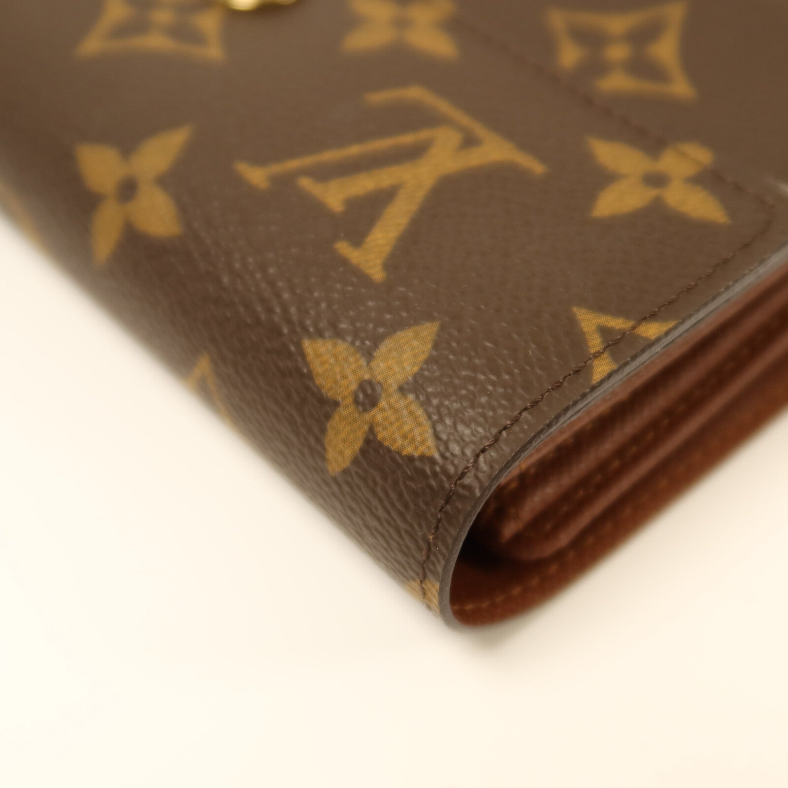 LOUIS VUITTON Monogram Portefeuille Alexandra Wallet金扣錢包