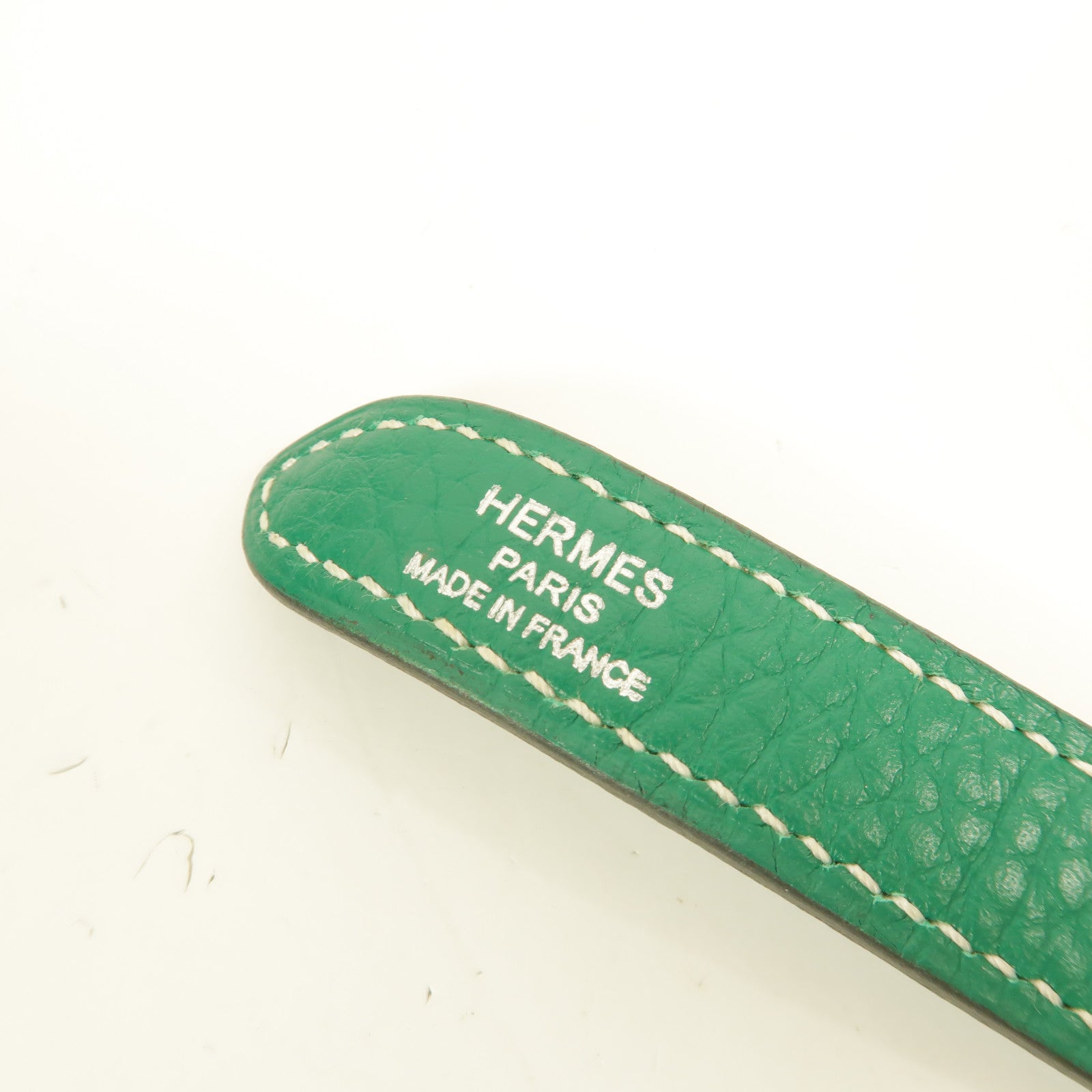 HERMES Clemence皮革Halzan 31手挽肩背兩用袋Menthe