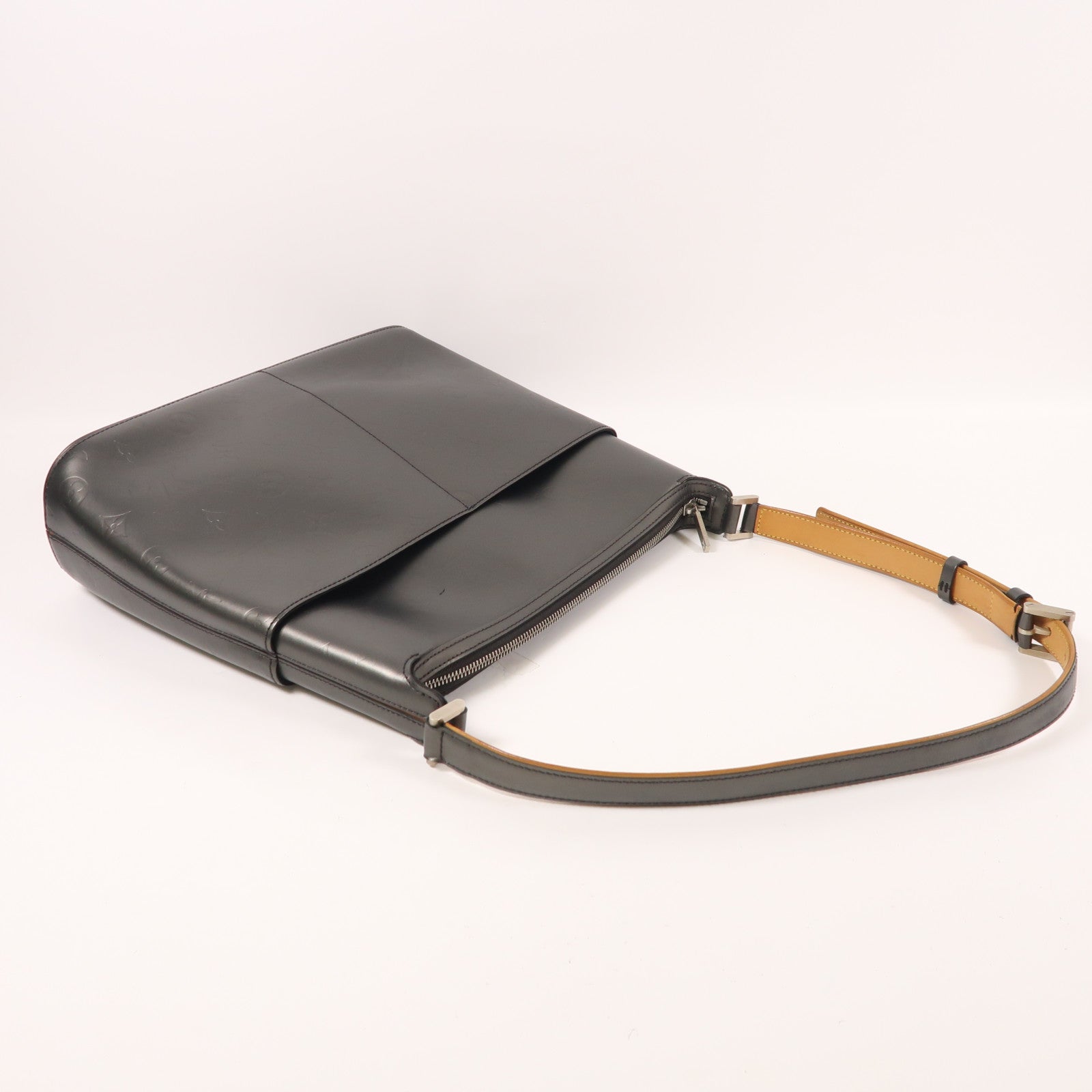 LOUIS VUITTON Monogram Matt Sutter銀扣肩背袋