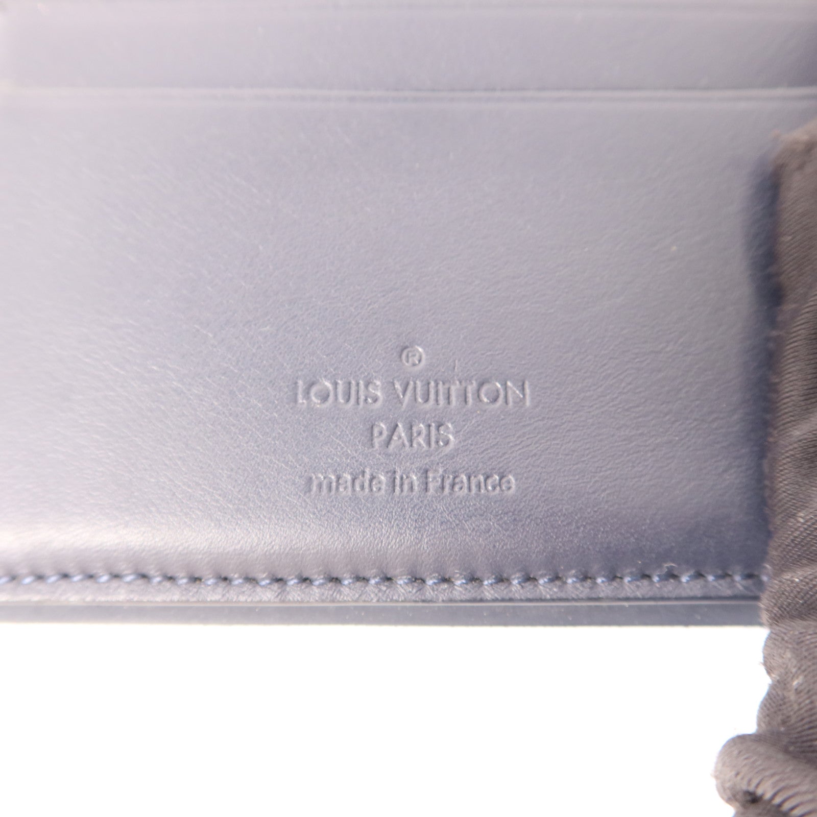 LOUIS VUITTON Damier Azur Bi-Fold Multiple Wallet錢包