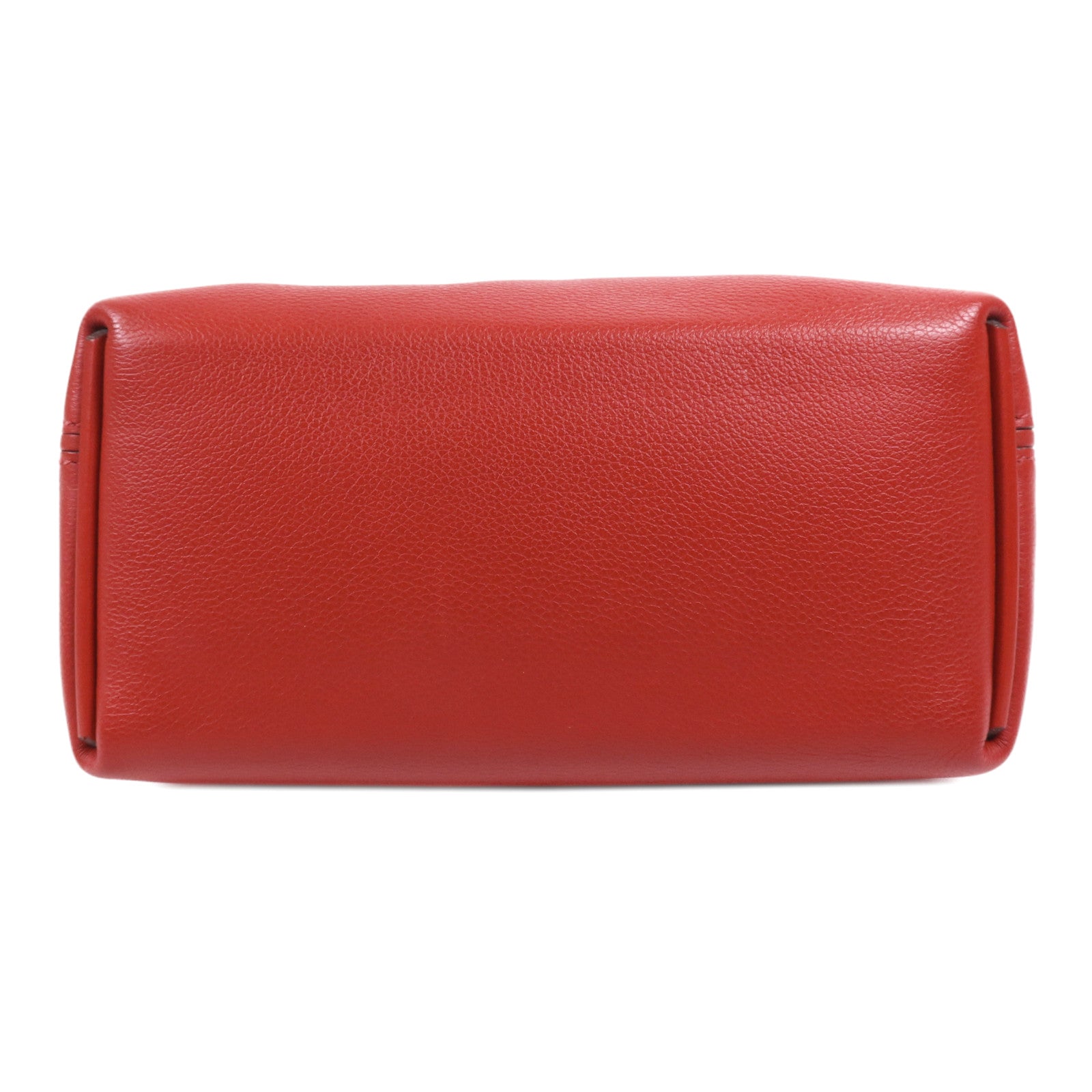 HERMES Evercolor皮革24/24 Mini金扣手挽肩背兩用袋Rouge Piment