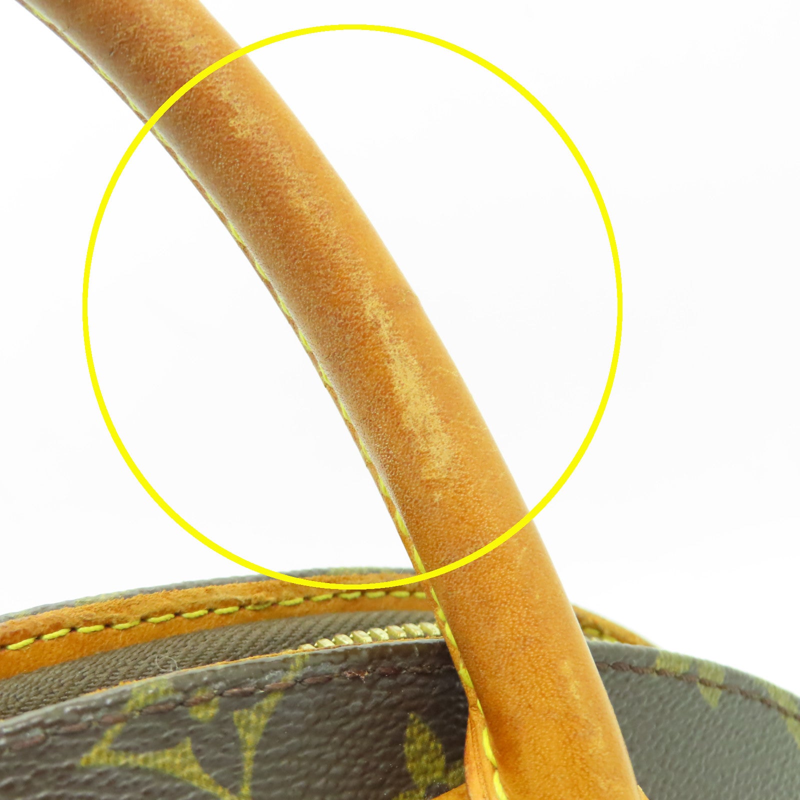 LOUIS VUITTON Monogram Elipse PM金扣手挽袋啡色