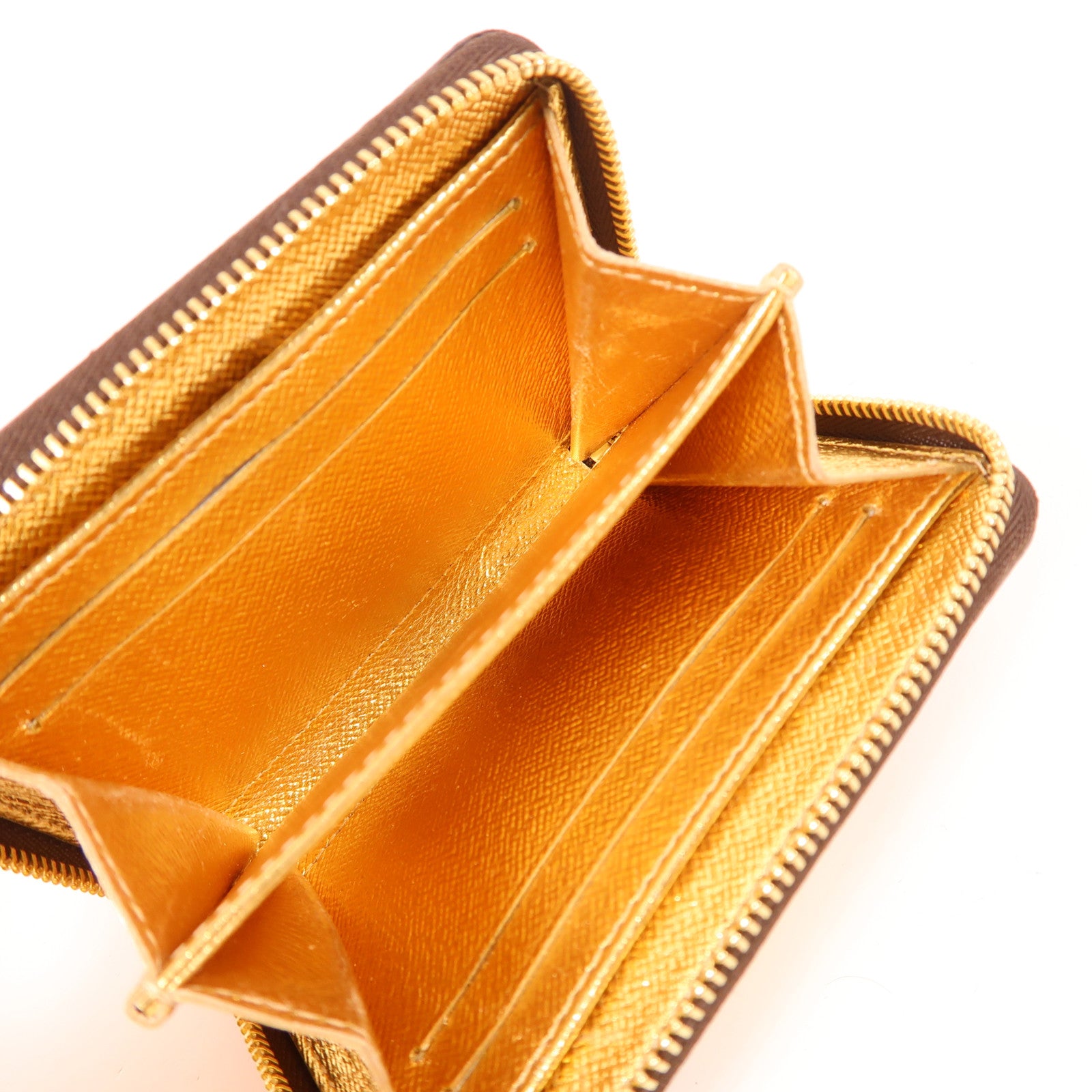 LOUIS VUITTON Monogram Zippy Coin Purse金扣錢包