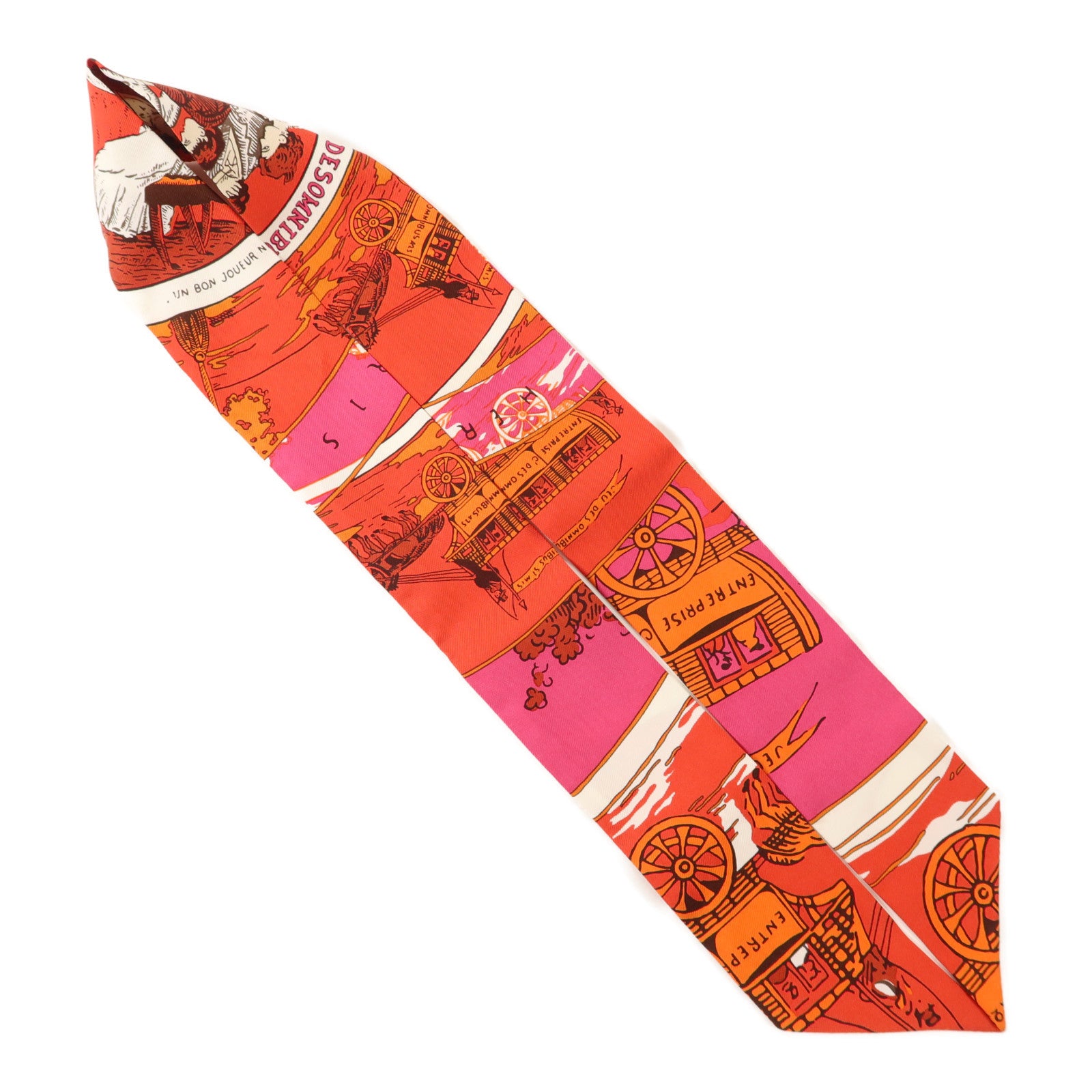 HERMES 絲質Twilly絲巾