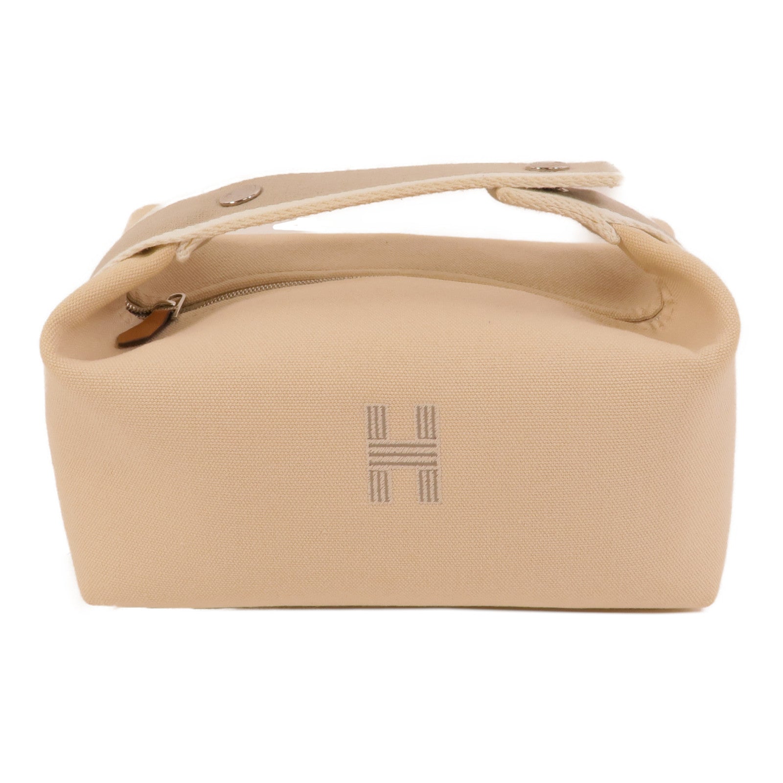 HERMES 帆布Bride A Brac PM手挽袋Naturel