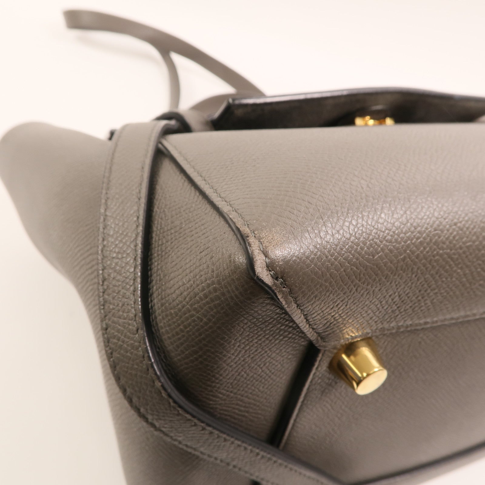 CELINE 牛皮皮革Mini Belt Bag金扣手挽肩背兩用袋