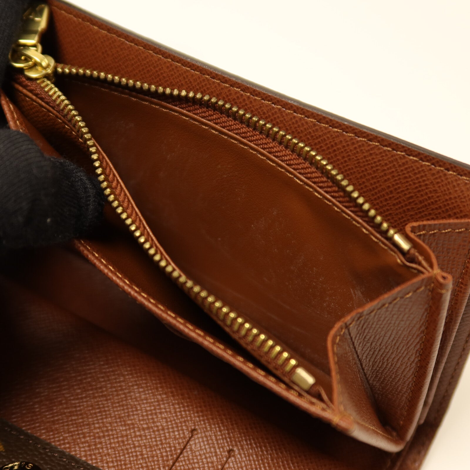 LOUIS VUITTON Monogram Portefeuille Alexandra Wallet金扣錢包