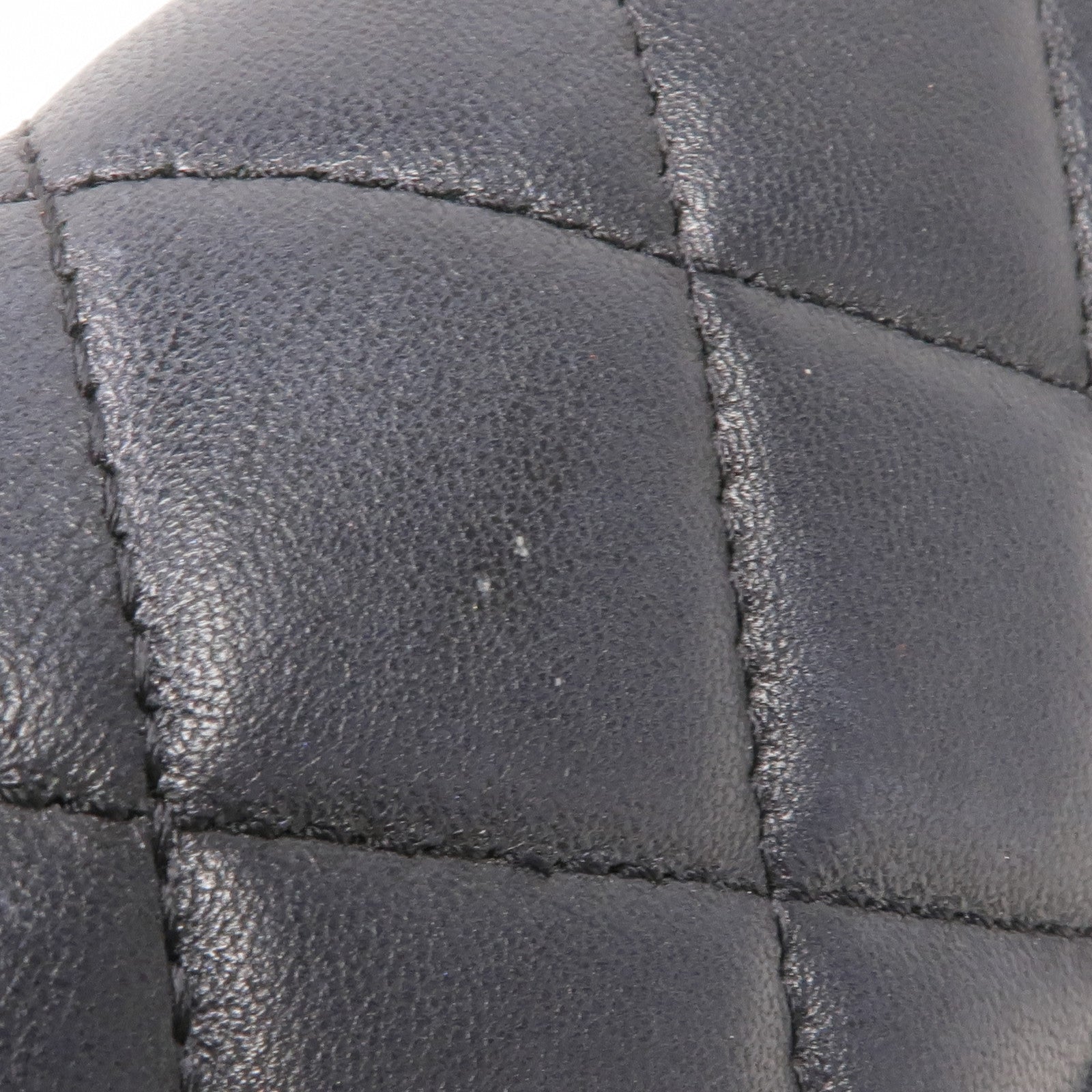 CHANEL 羊皮皮革Long Wallet金扣長錢包