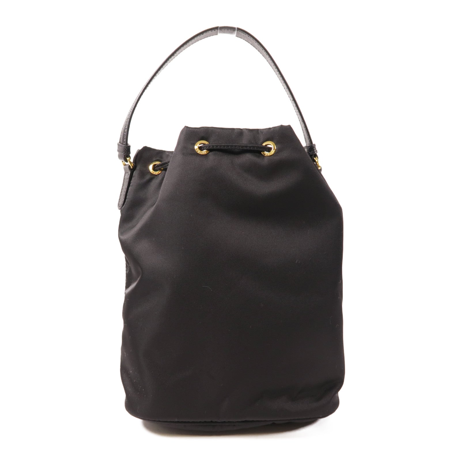PRADA 尼龍Duet Re-Nylon Bucket Bag金扣手挽肩背袋兩用袋