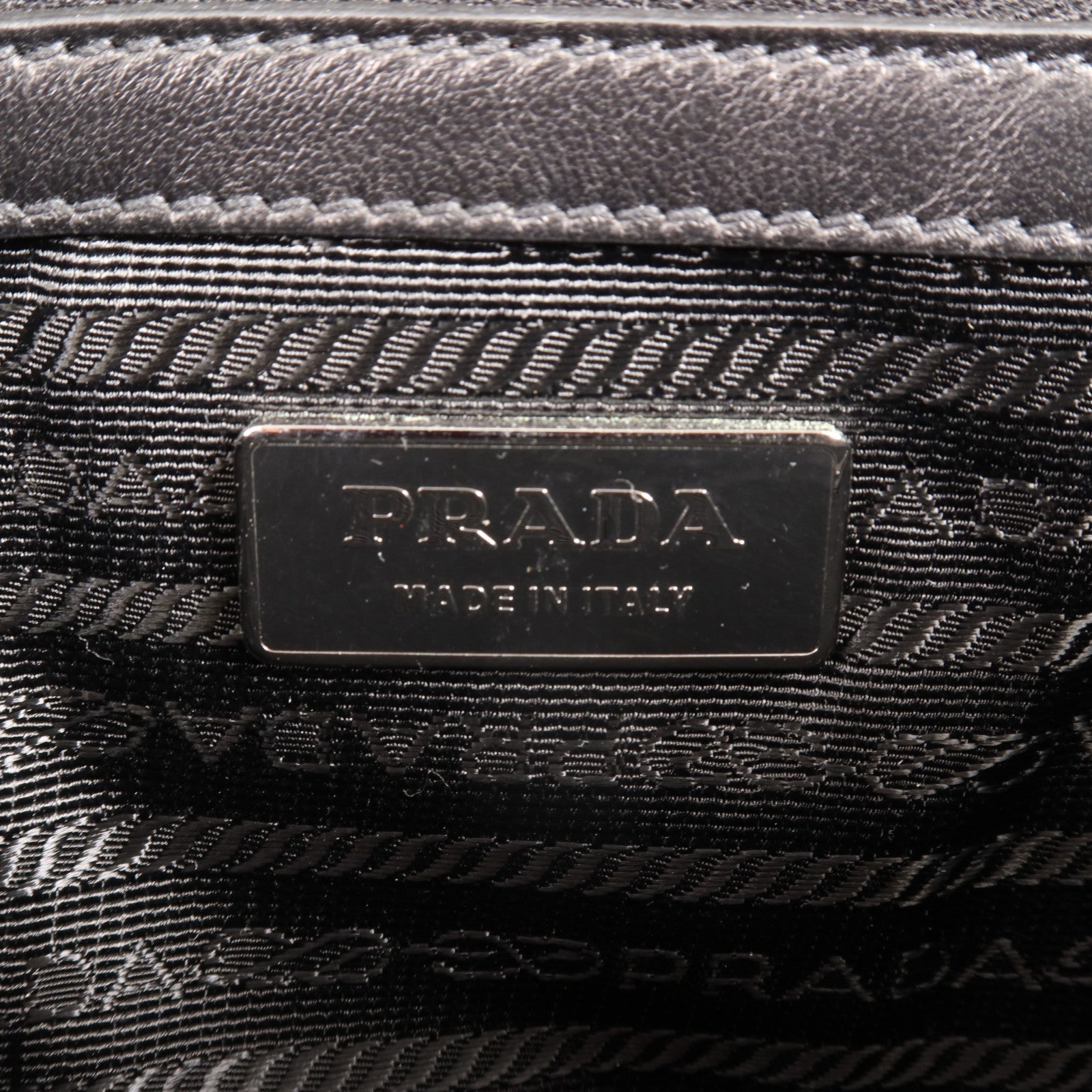 PRADA 尼龍2 Way Shoulder Bag銀扣手挽肩背兩用袋