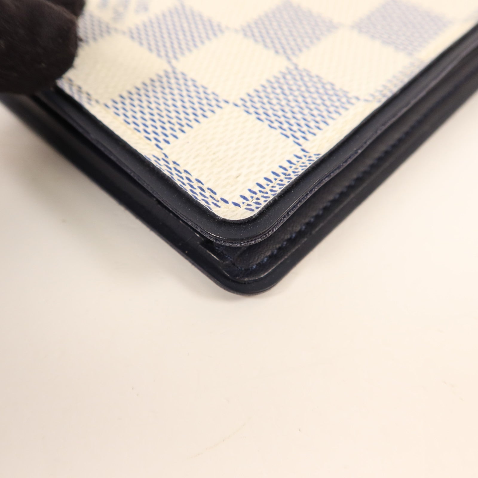 LOUIS VUITTON Damier Azur Bi-Fold Multiple Wallet錢包