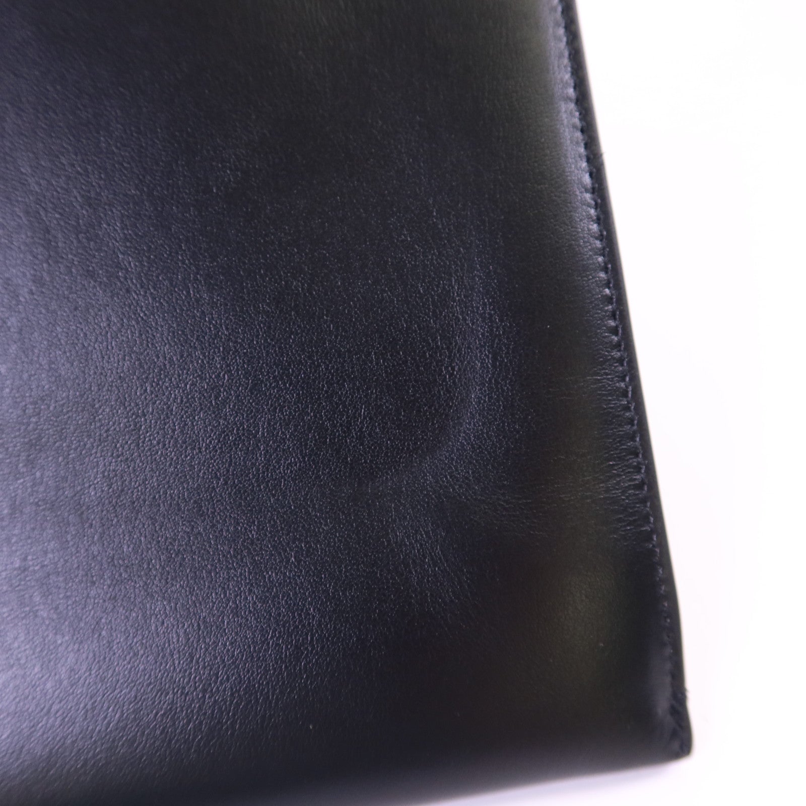 SAINT LAURENT 牛皮皮革Pouch銀扣手拿包