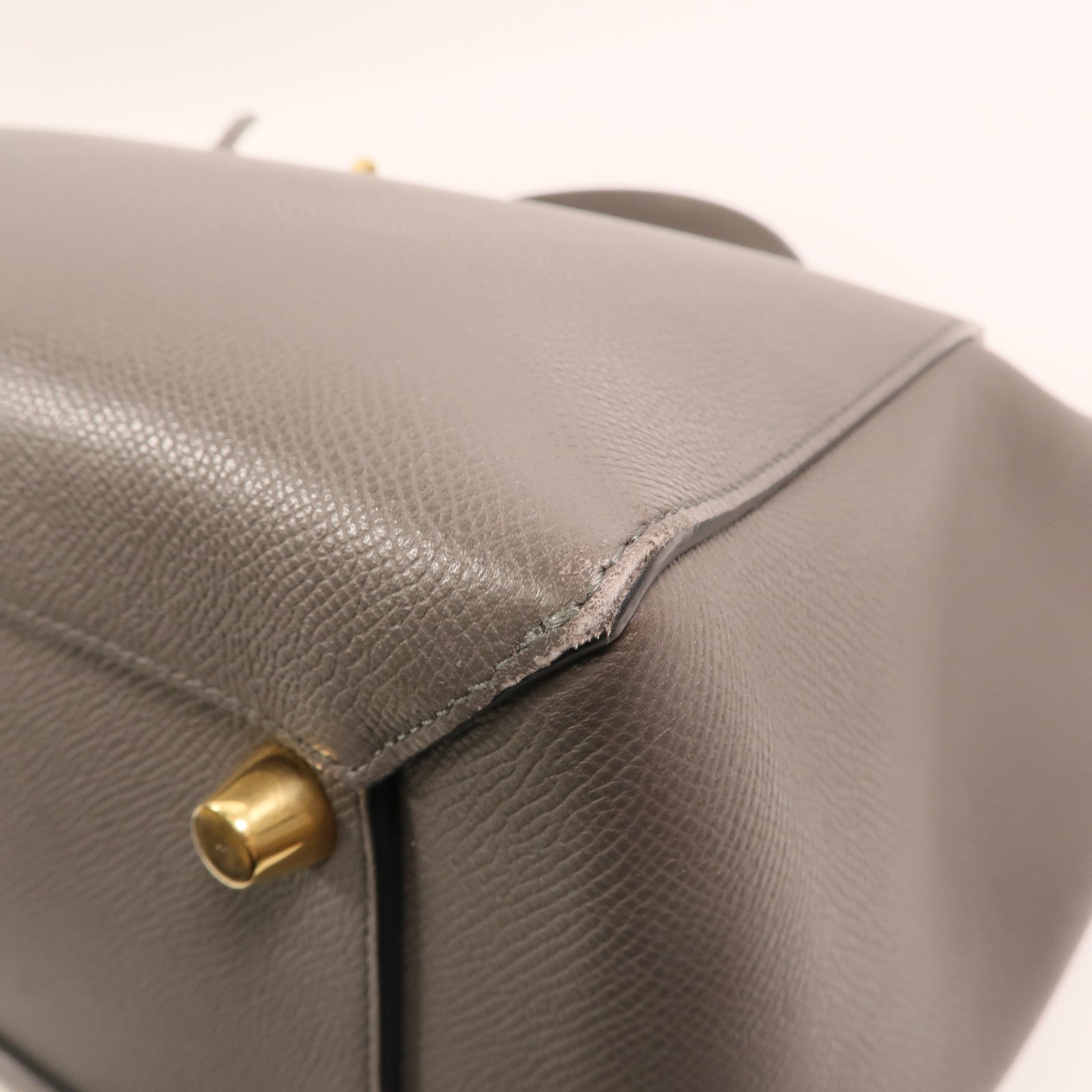 CELINE 牛皮皮革Mini Belt Bag金扣手挽肩背兩用袋