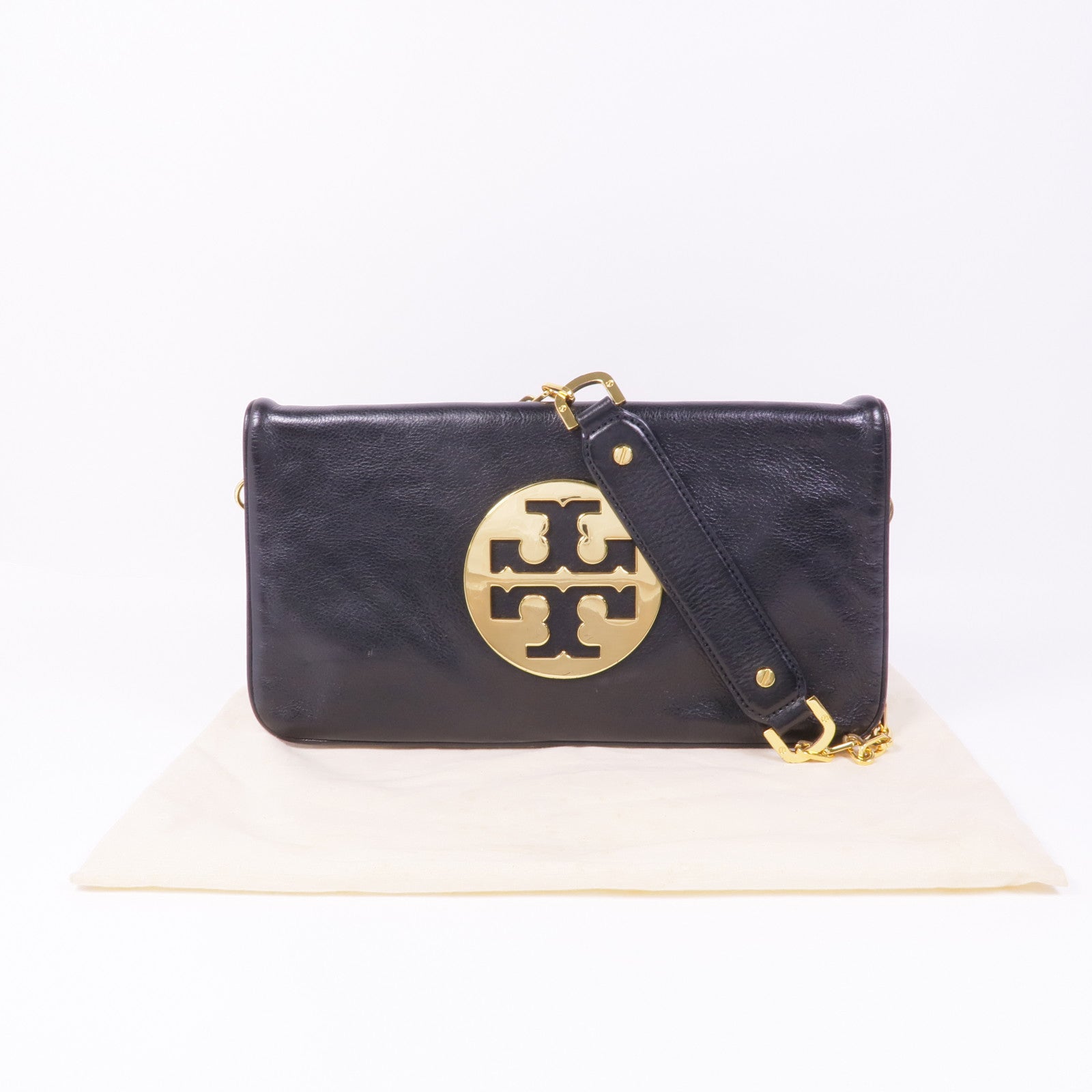 Tory Burch 牛皮皮革Chain Shoulder Bag金扣鏈帶肩背袋