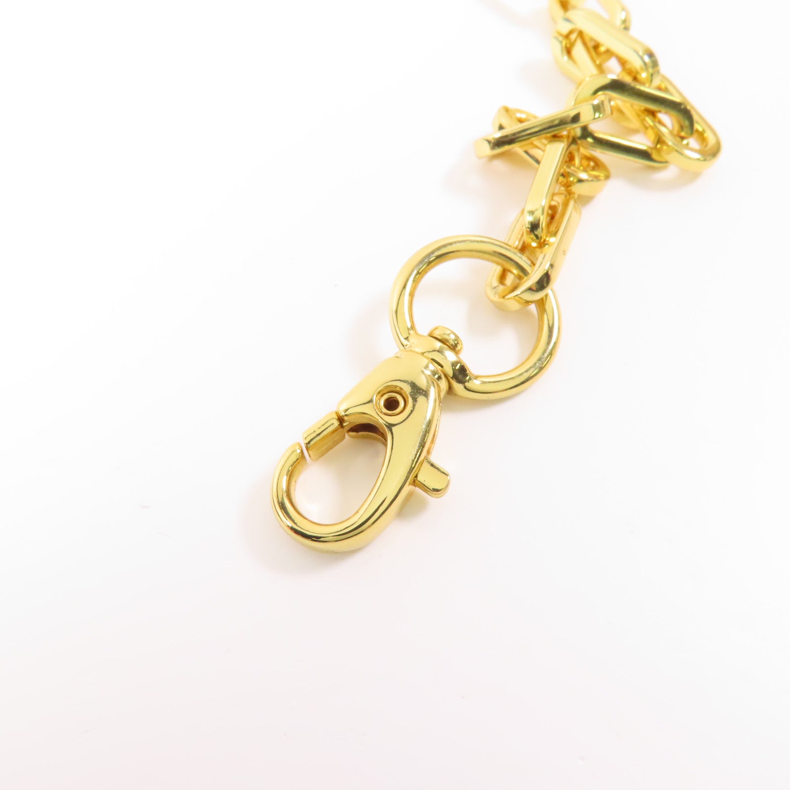 牛皮皮革Chain Shoulder金扣鏈帶肩背袋