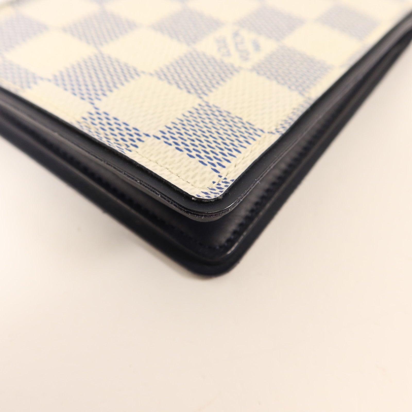 LOUIS VUITTON Damier Azur Bi-Fold Multiple Wallet錢包