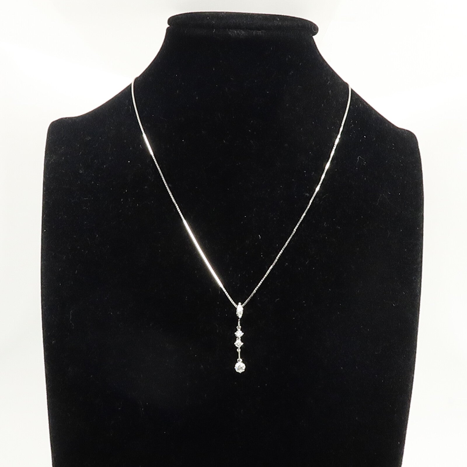 JEWELRY 18K白金Diamond Necklace鑽石項鍊