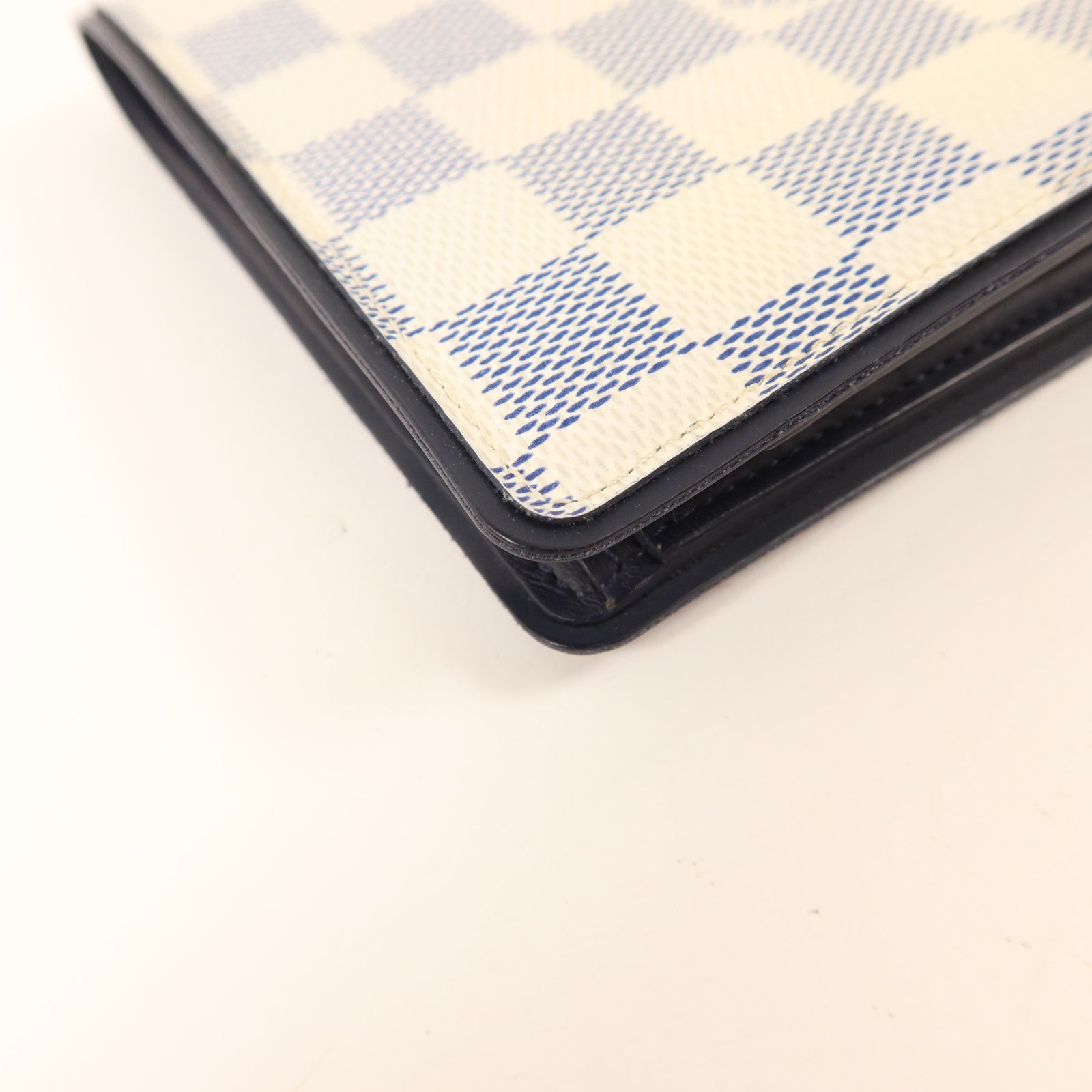 LOUIS VUITTON Damier Azur Bi-Fold Multiple Wallet錢包