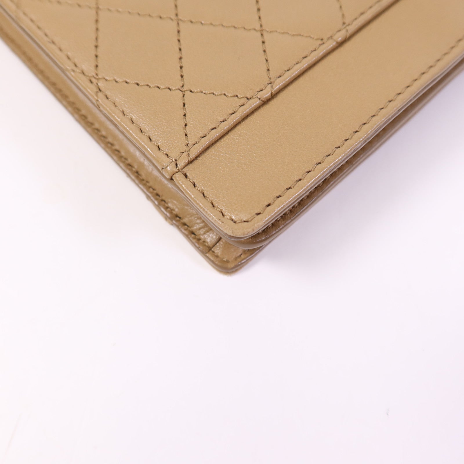 SAINT LAURENT 羊皮皮革Shoulder Bag金扣肩背袋
