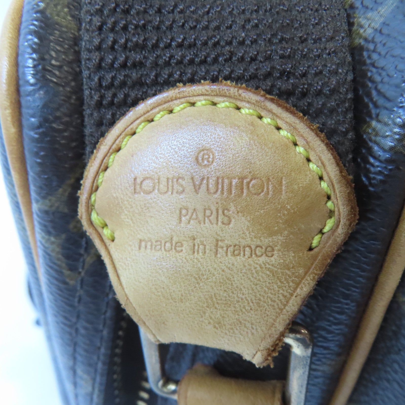 LOUIS VUITTON Monogram Reporter PM金扣肩背袋啡色