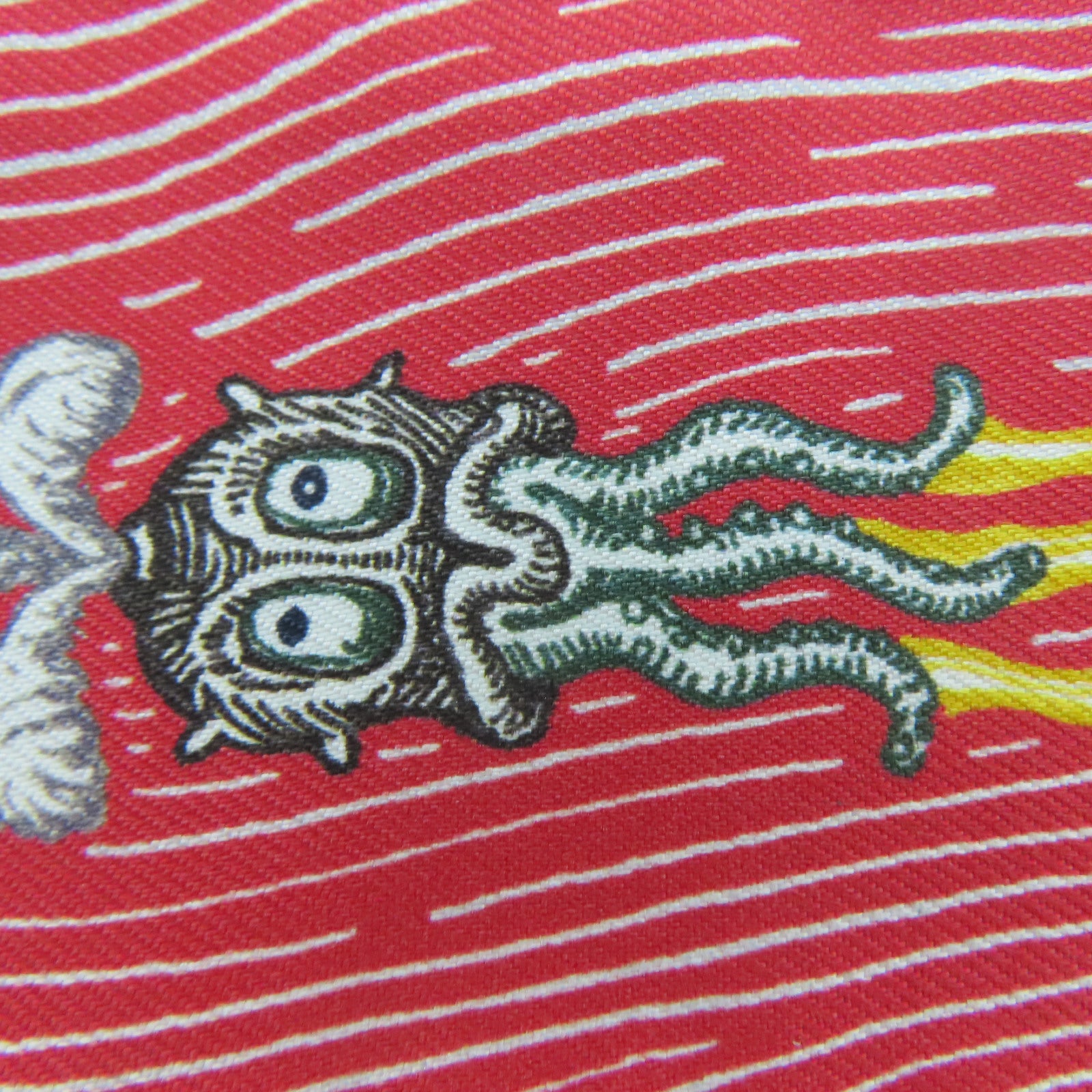 HERMES 【激減優惠】絲質Twilly Scarf絲巾藍色/紅色