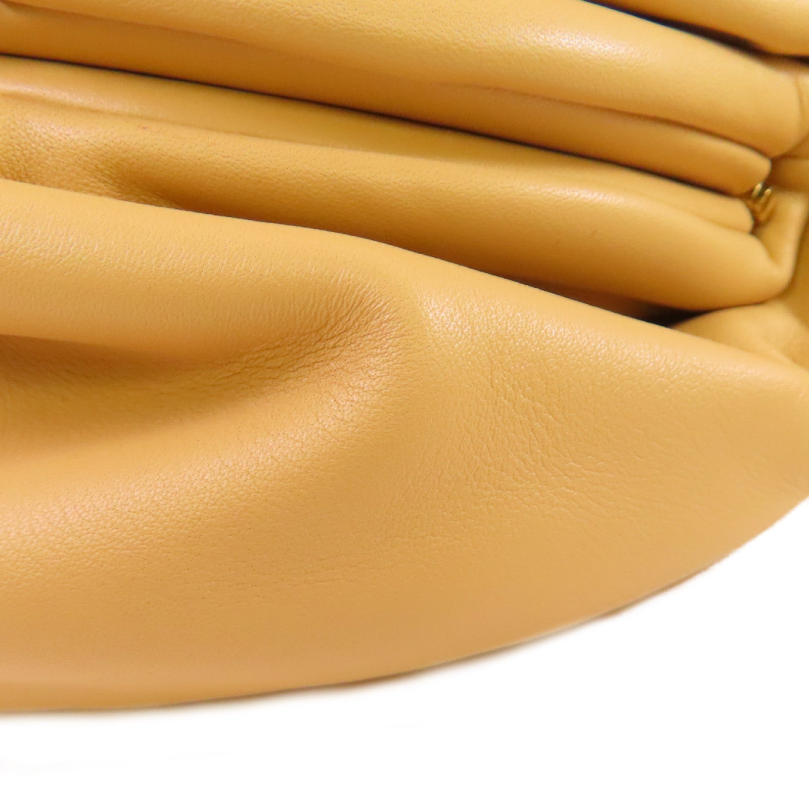 BOTTEGA VENETA 牛皮皮革The Belt Chaon Pouch Waist Bag金扣鏈帶腰包杏色