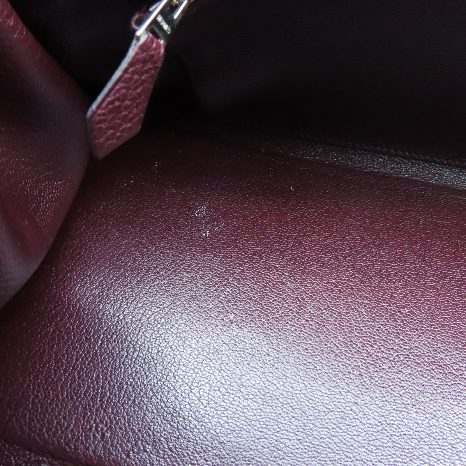 HERMES Clemence皮革Shoulder Kelly銀扣肩背袋啡色