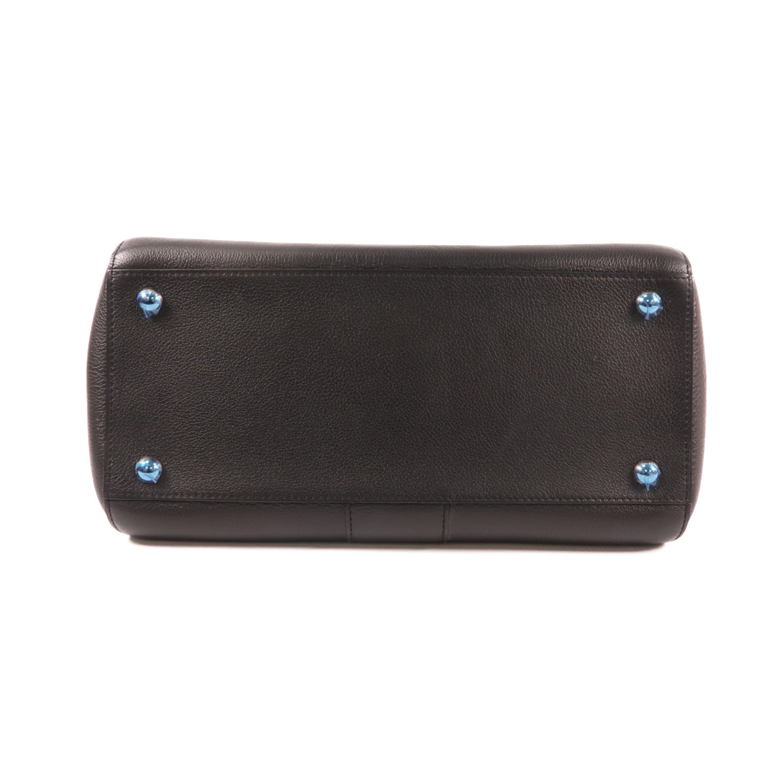 Delvaux 牛皮皮革Brilllant MM銀扣手挽肩背兩用袋