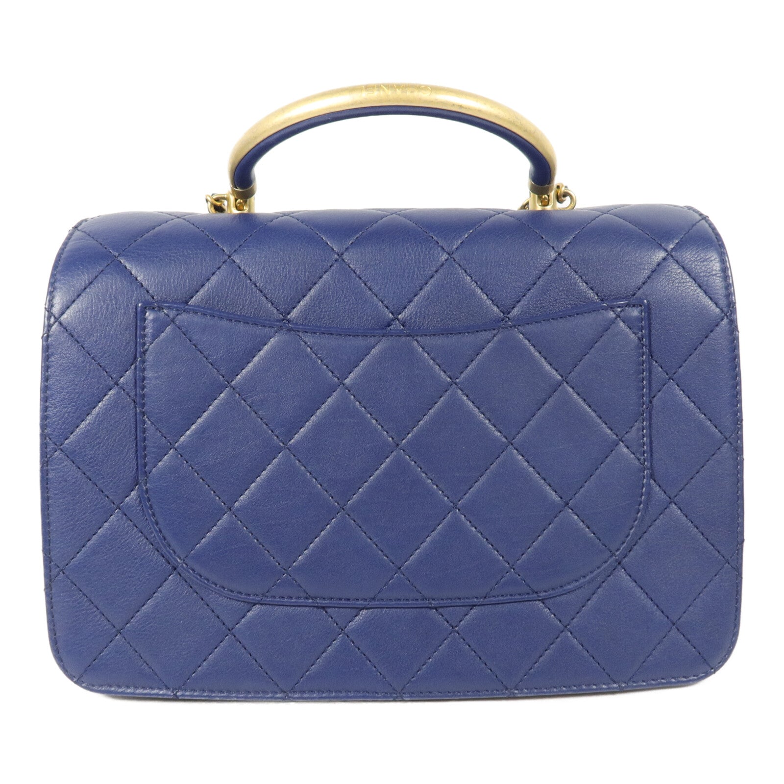 CHANEL 牛皮皮革Shoulder Bag鏈帶手挽肩背兩用袋