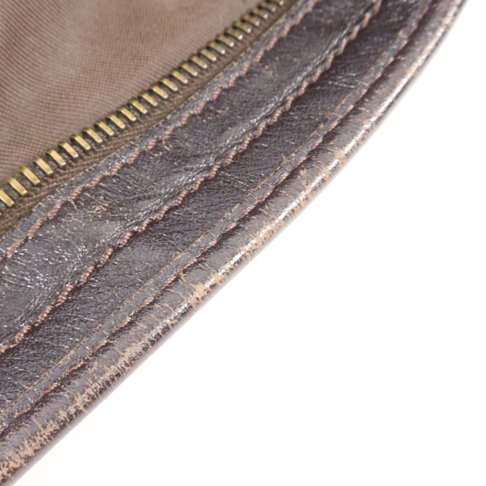 FENDI 帆布Zucchino Shoulder Bag肩背袋
