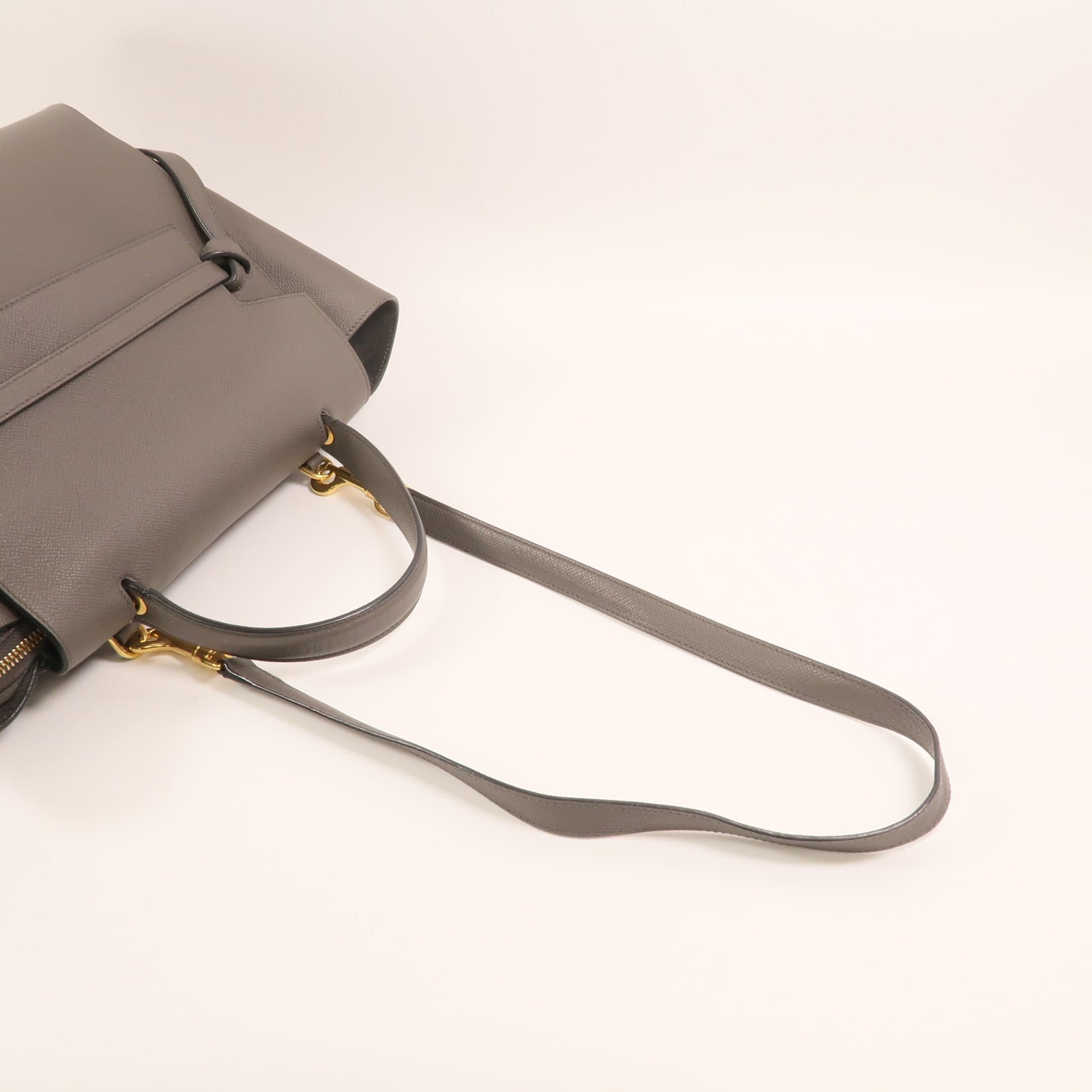 CELINE 牛皮皮革Mini Belt Bag金扣手挽肩背兩用袋