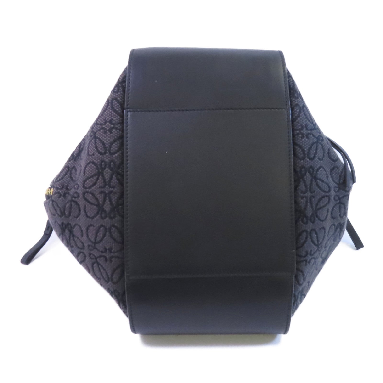 LOEWE 帆布/牛皮皮革Hammock Medium金扣手挽肩背兩用袋