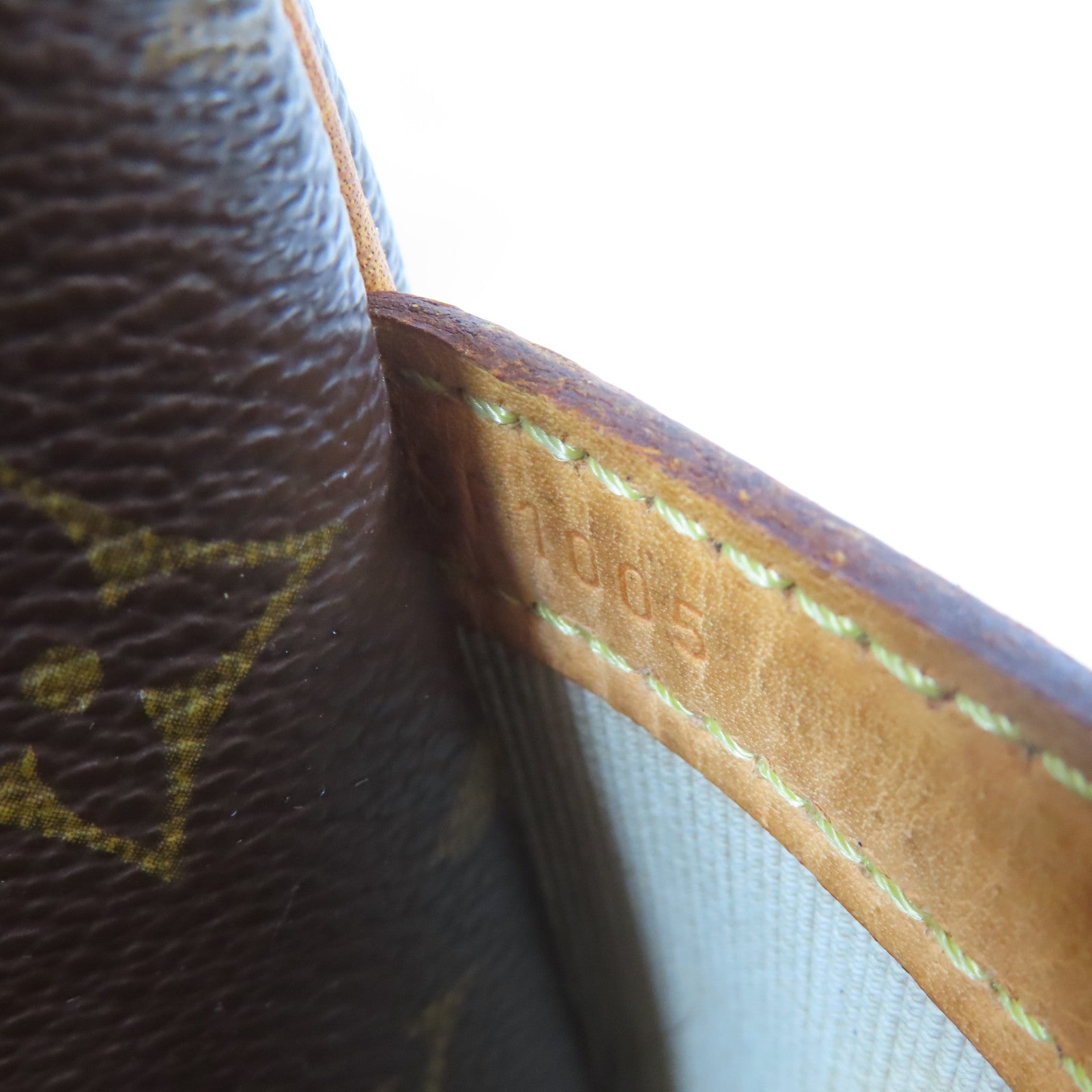 LOUIS VUITTON Monogram Reporter PM金扣肩背袋啡色