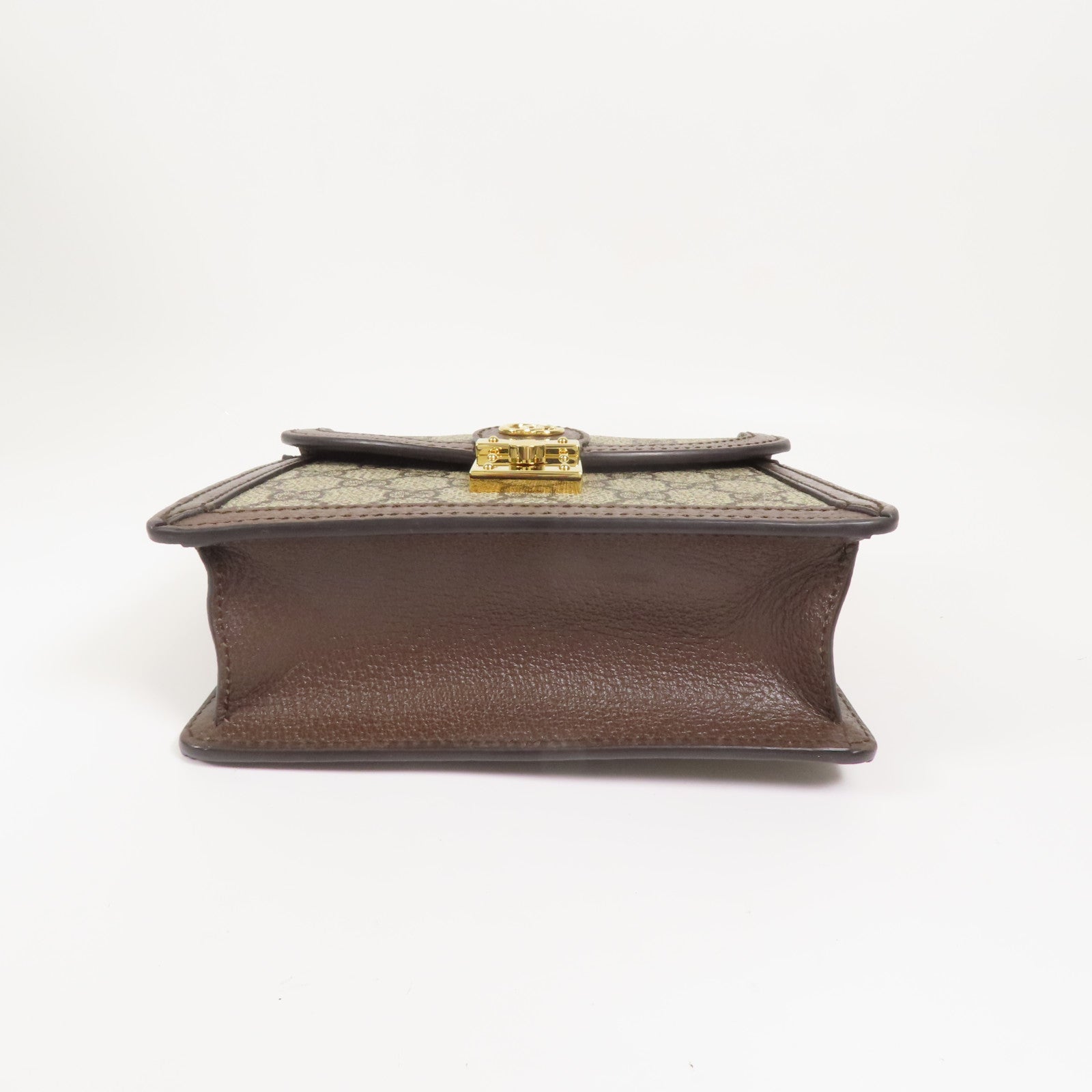 GUCCI 【激減優惠】塗層帆布/牛皮皮革Ophidia Mini Top Handle Bag金扣手挽肩背兩用袋