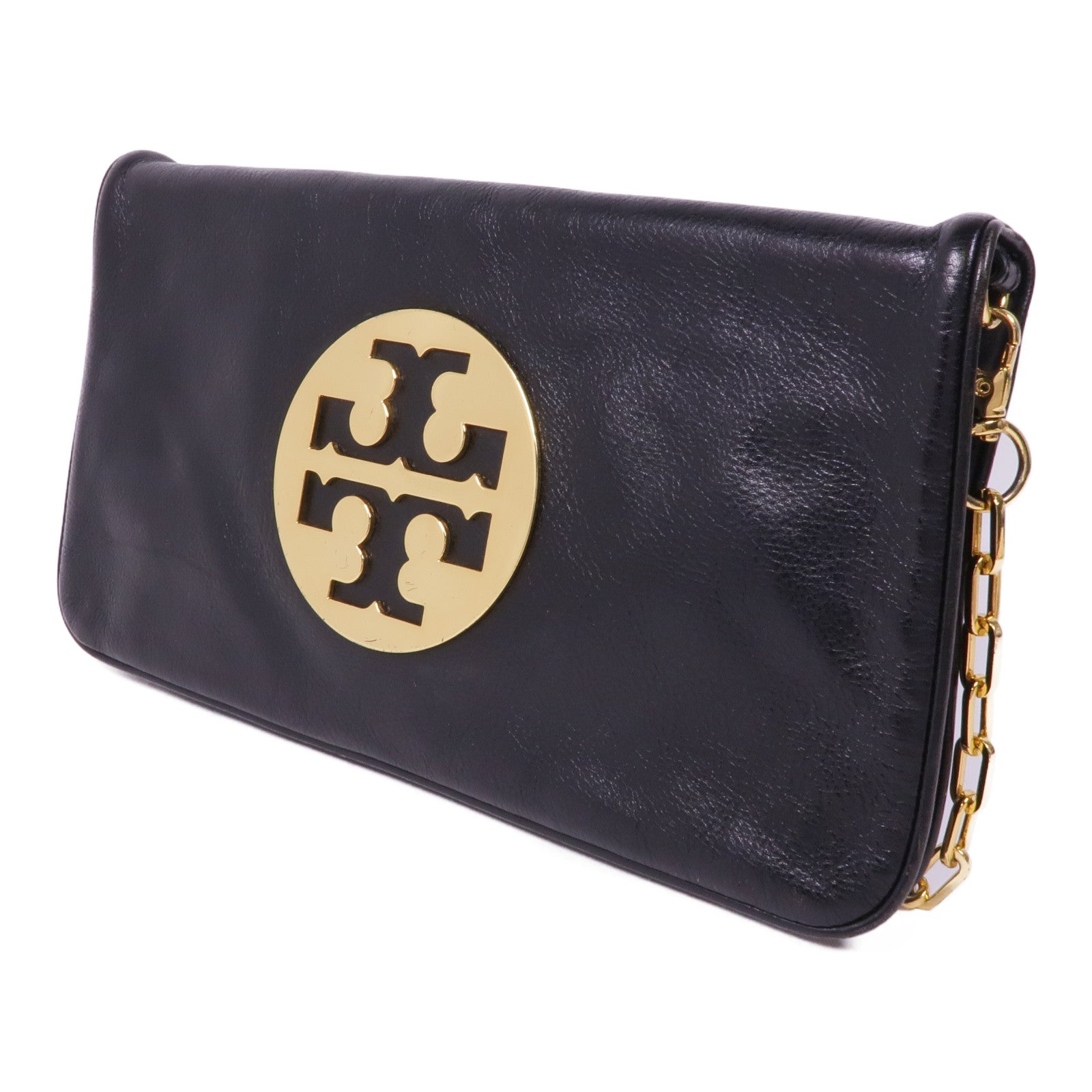 Tory Burch 牛皮皮革Chain Shoulder Bag金扣鏈帶肩背袋