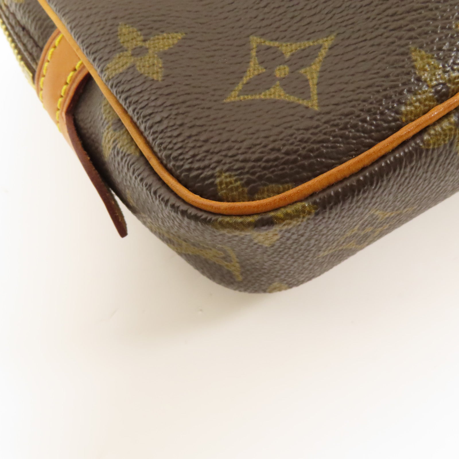 LOUIS VUITTON Monogram Marly Bandouliere金扣肩背袋棕色
