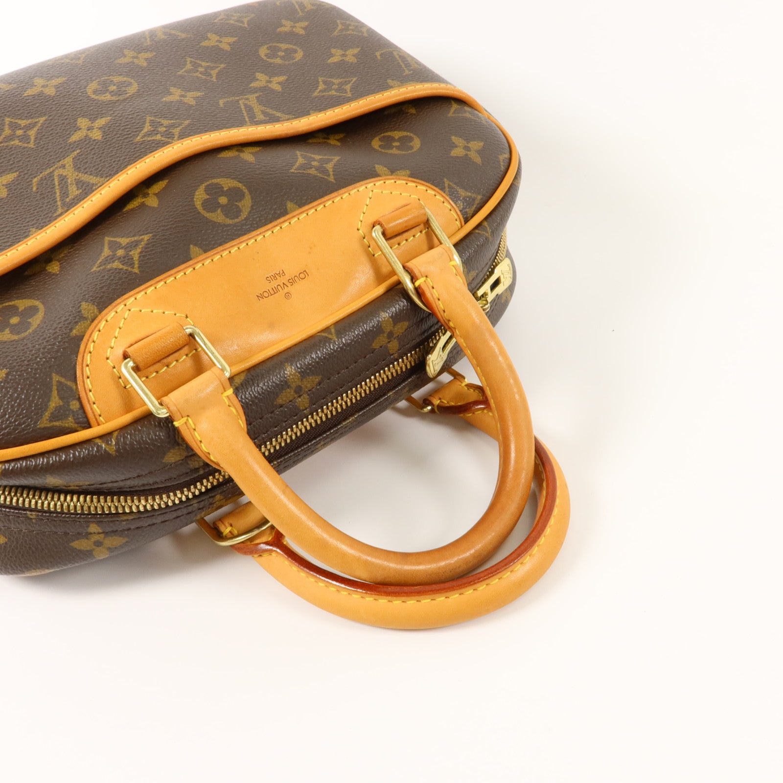 LOUIS VUITTON Monogram Trouville金扣手挽袋