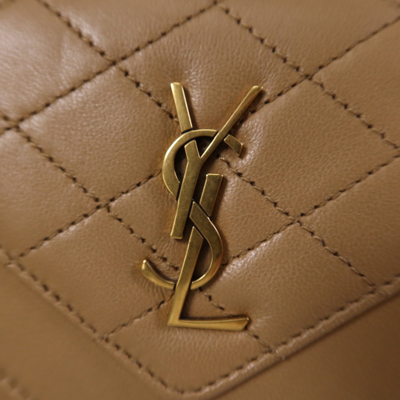 SAINT LAURENT 羊皮皮革Shoulder Bag金扣肩背袋