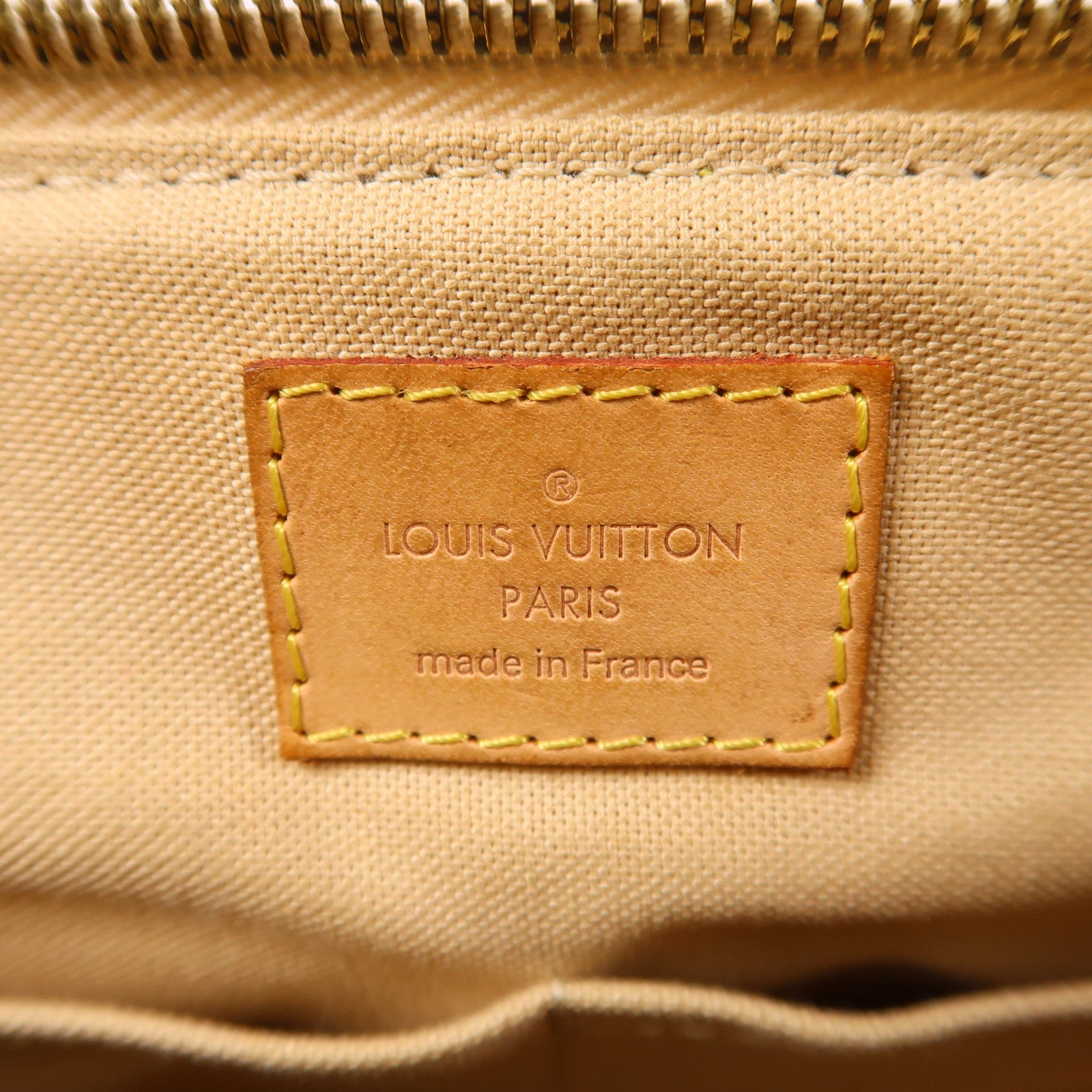 LOUIS VUITTON Damier Azur Siracusa金扣肩背袋