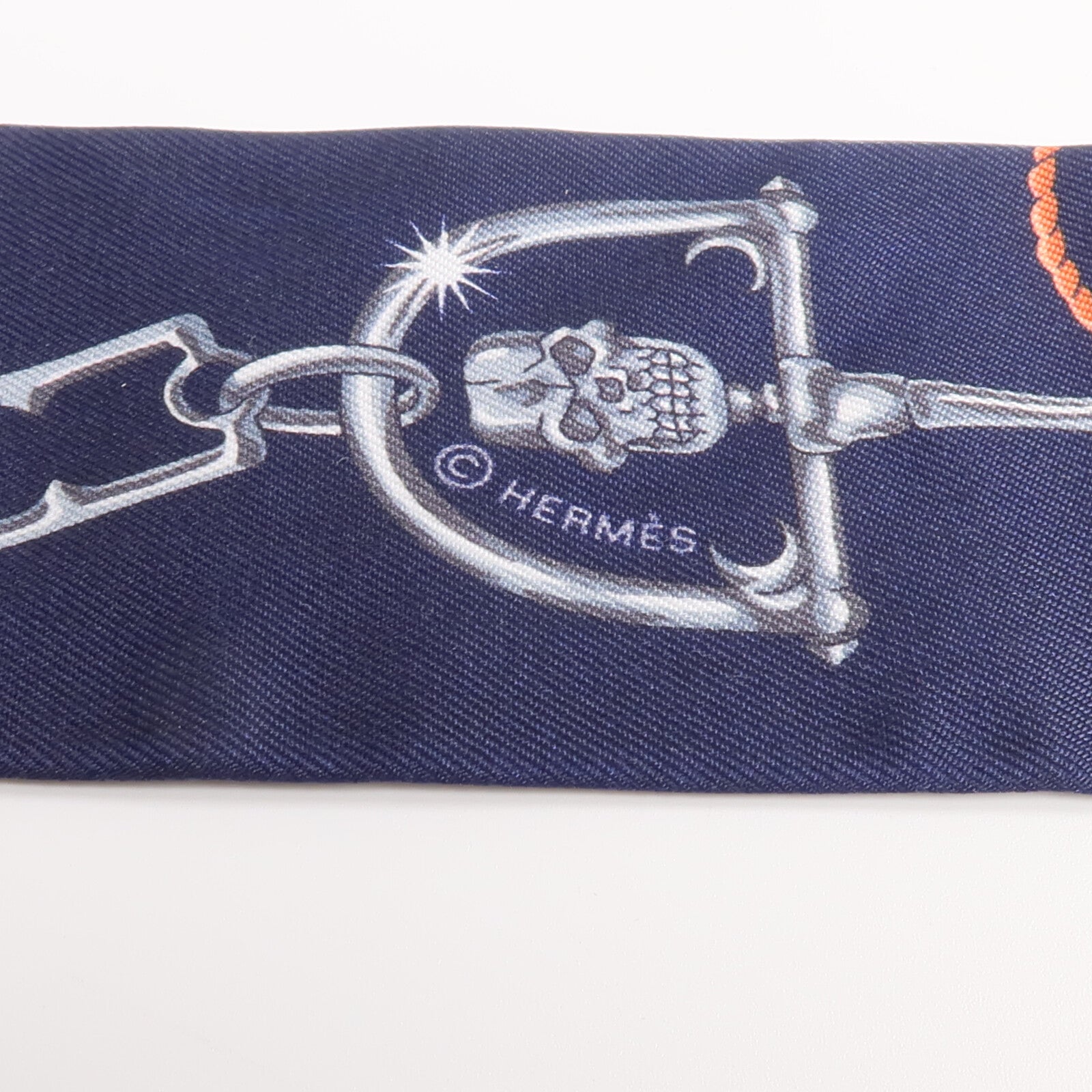 HERMES 絲質Twilly絲巾