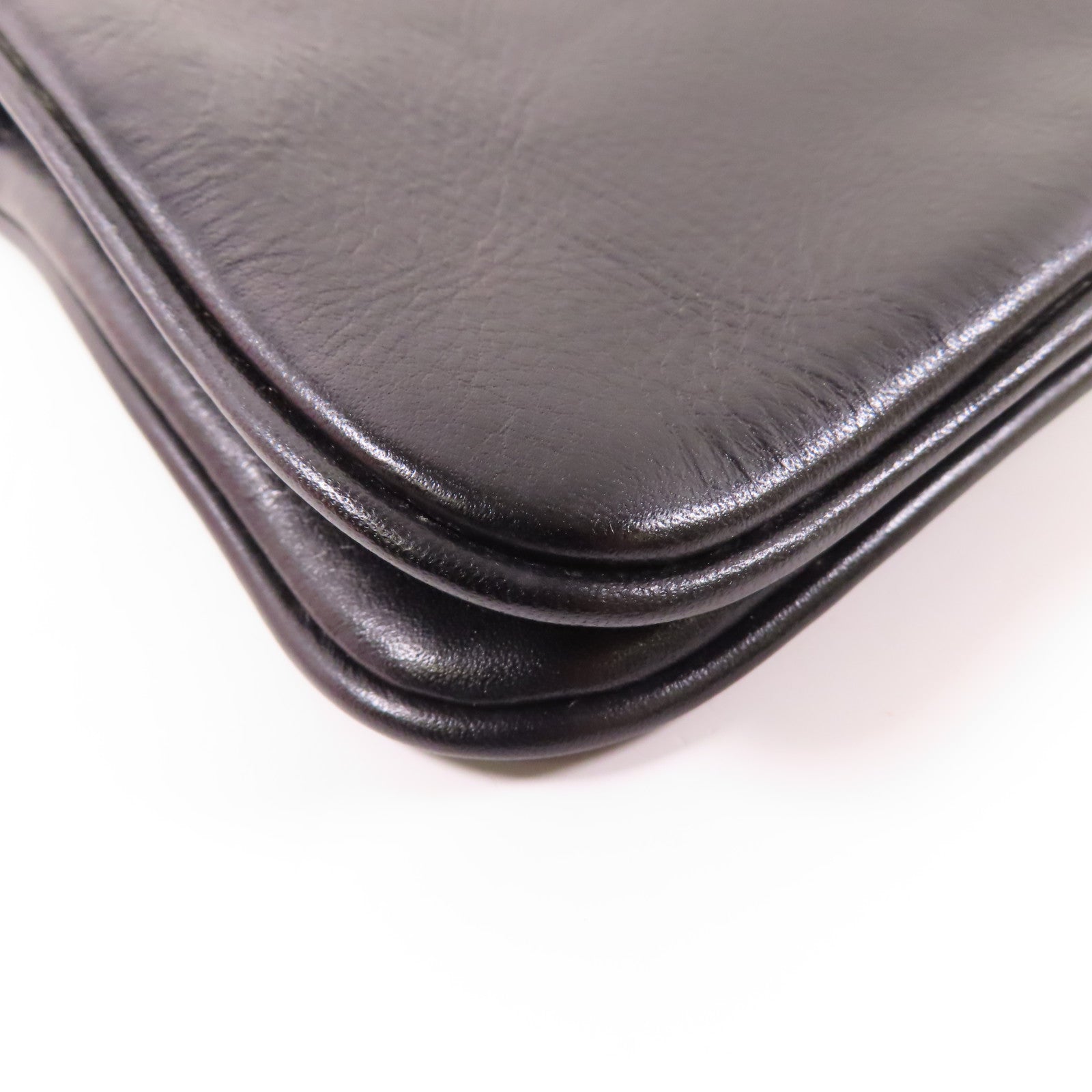 牛皮皮革Chain Shoulder金扣鏈帶肩背袋