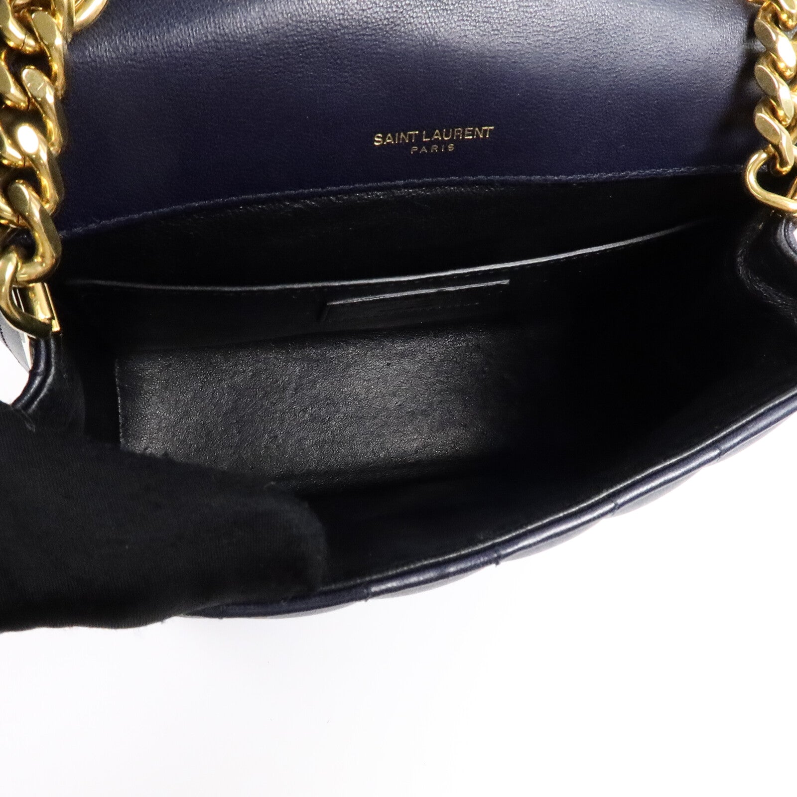 YVES SAINT LAURENT 牛皮皮革Vicky Medium鏈帶肩背袋