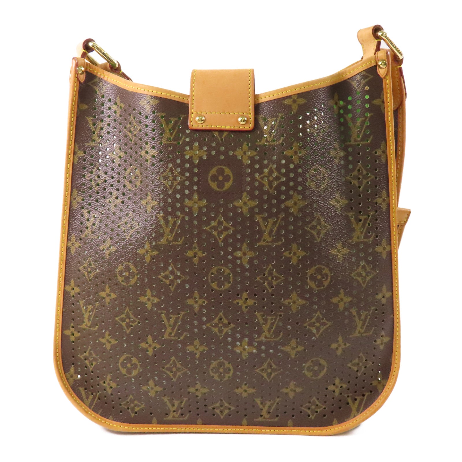 LOUIS VUITTON Monogram Perfo Musette金扣肩背袋